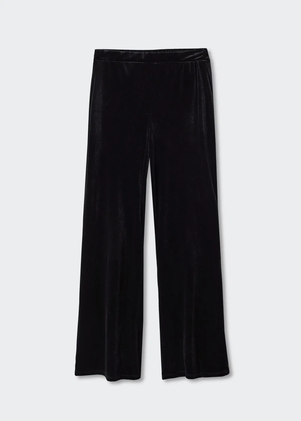 Pantaloni effetto velluto