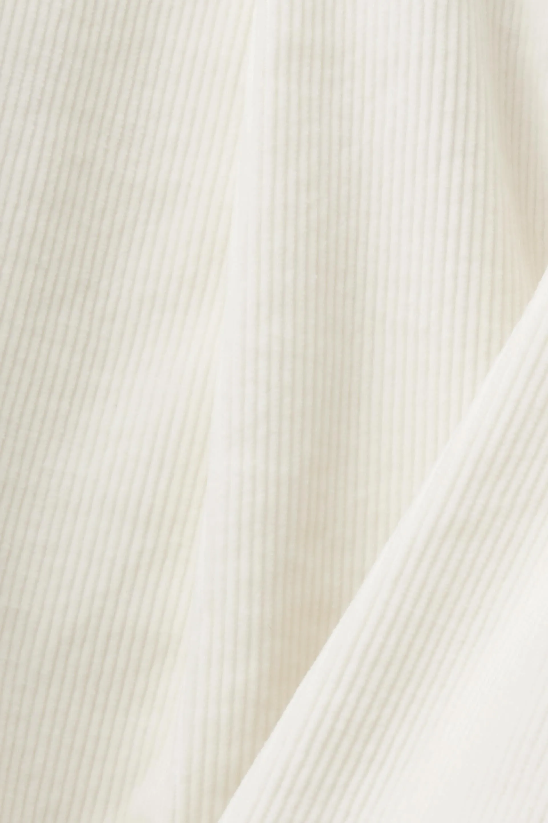 Pantaloni in velluto a vita media Wide Fit