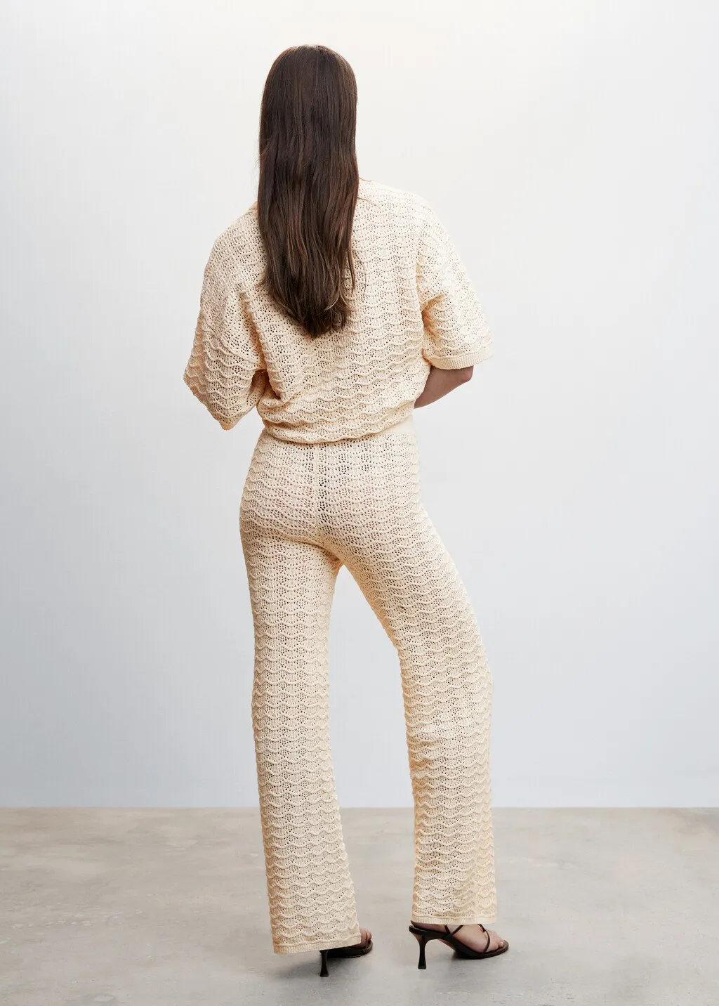Pantaloni palazzo maglia