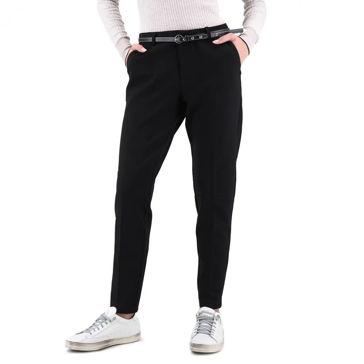 Pantaloni Stretch Nero