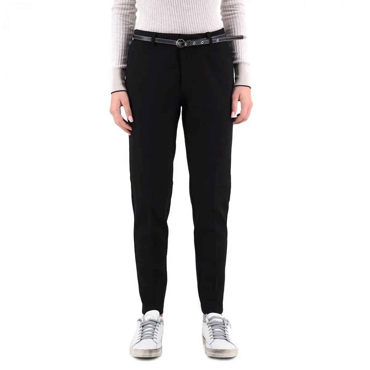 Pantaloni Stretch Nero