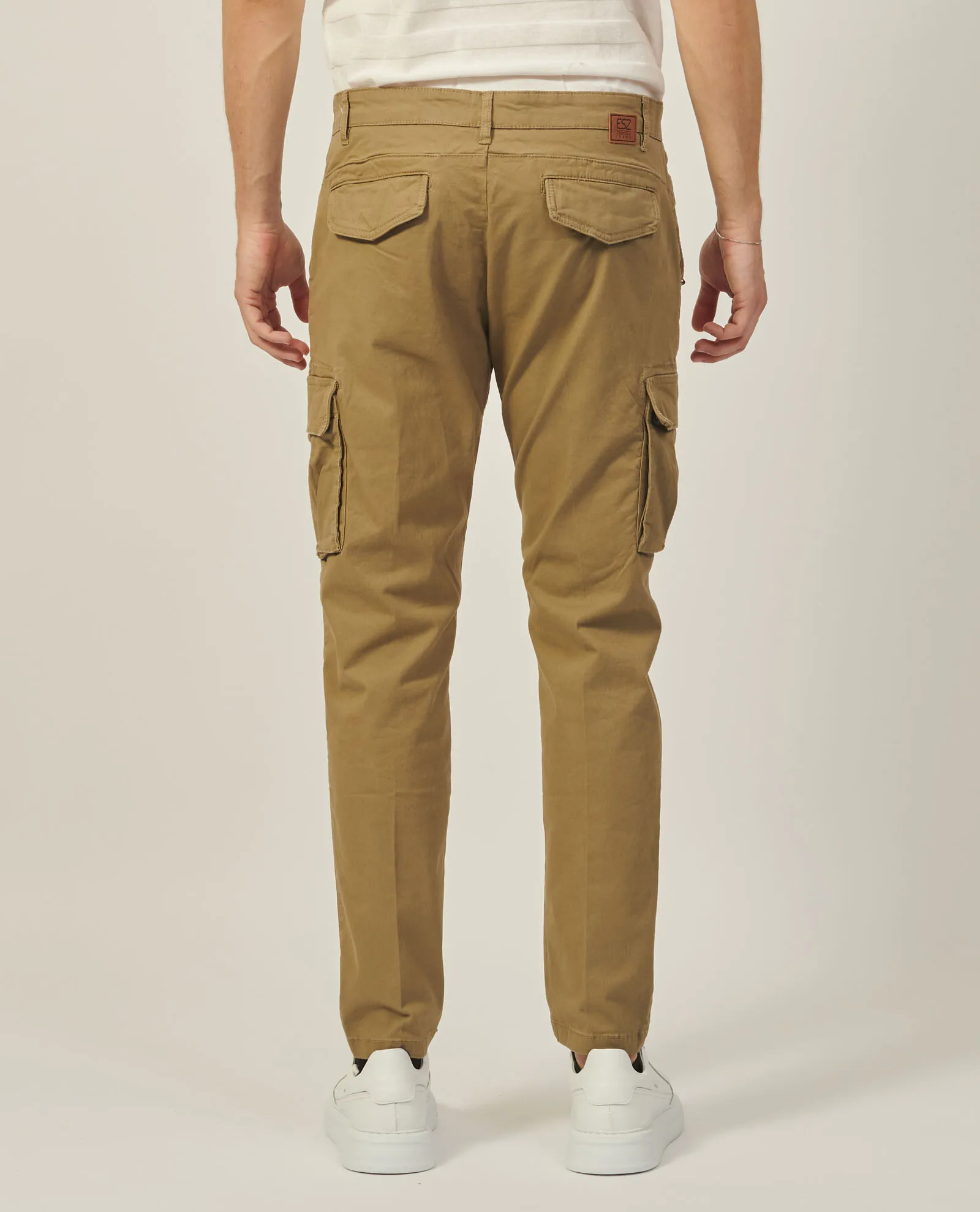 Pantaloni uomo Yes Zee modello cargo in cotone