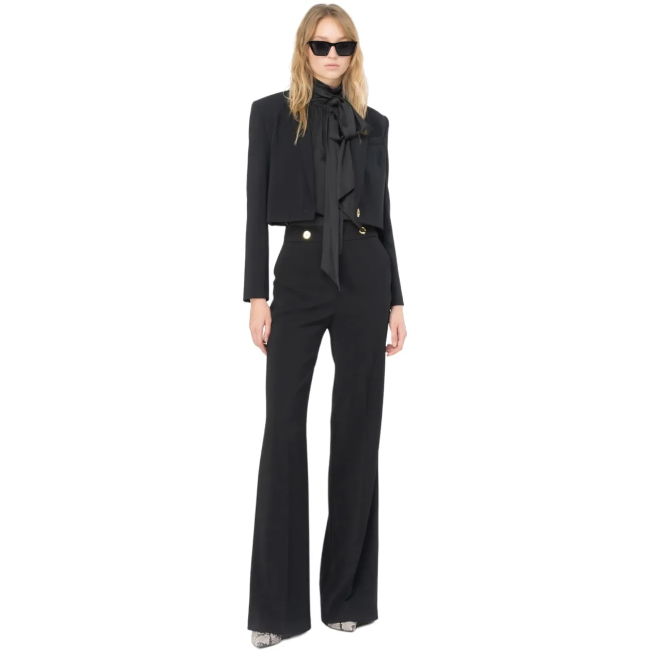 Pinko pantaloni a palazzo neri