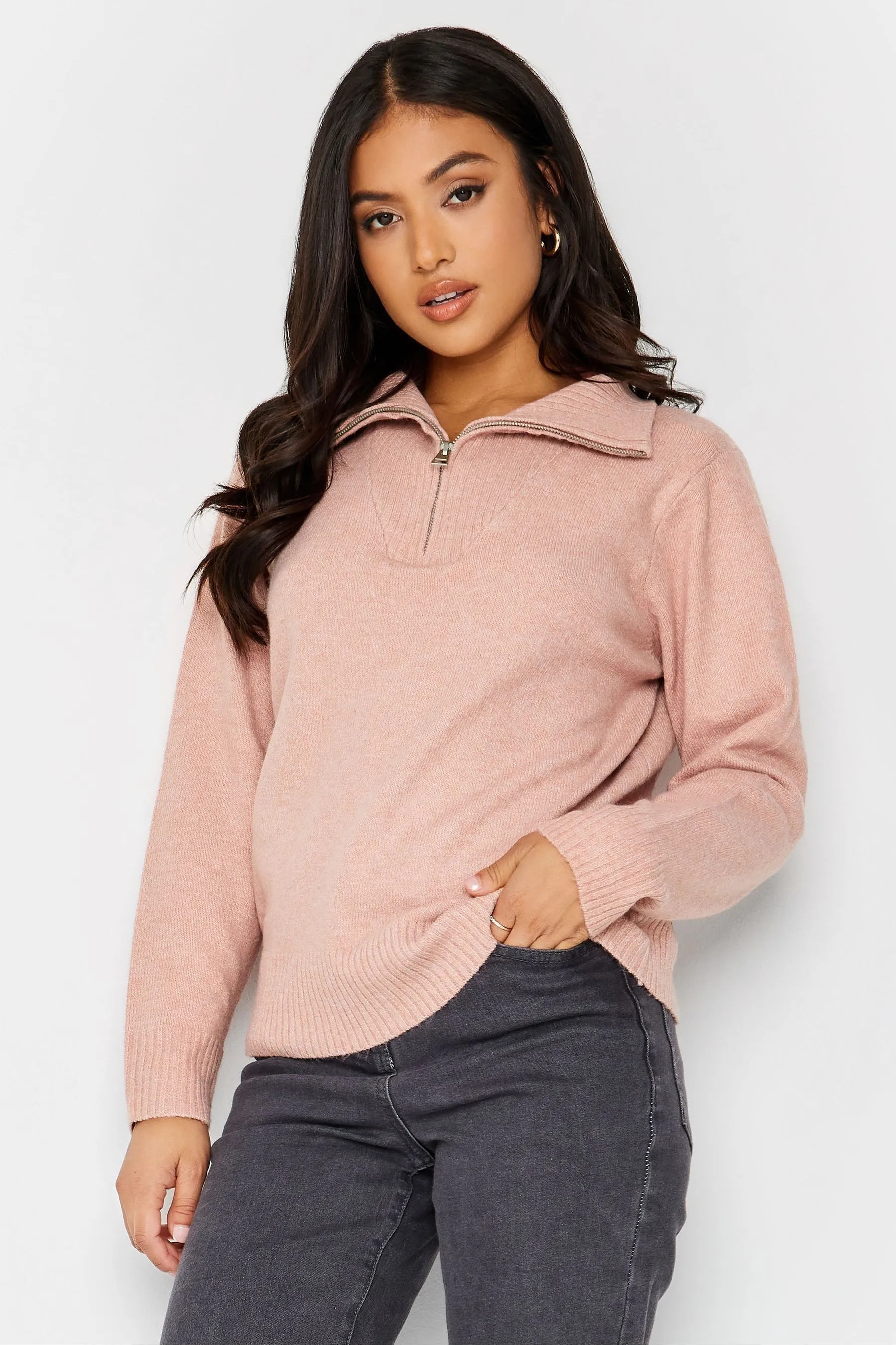PixieGirl Petite - Maglia Collo a imbuto