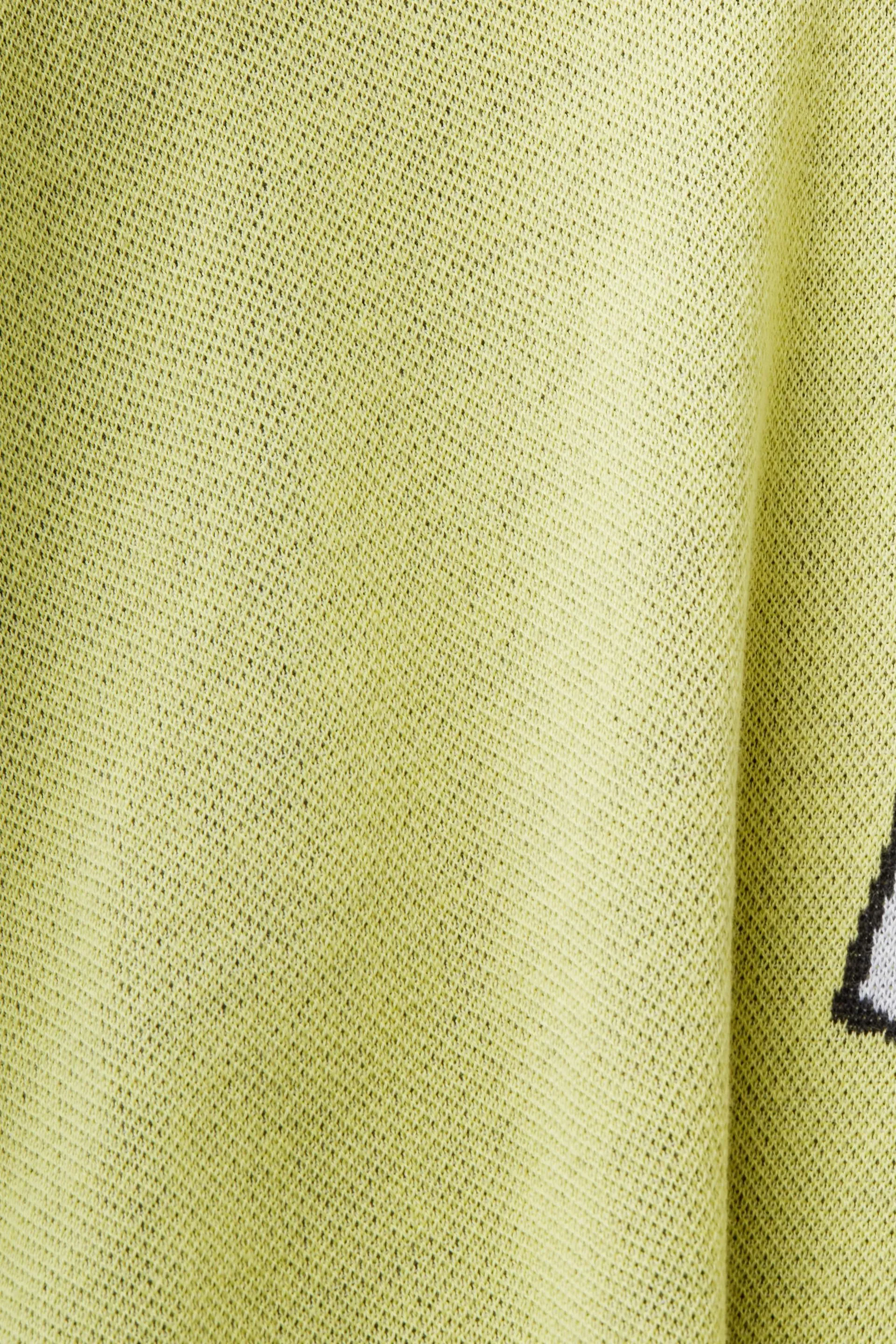 Polo con logo jacquard