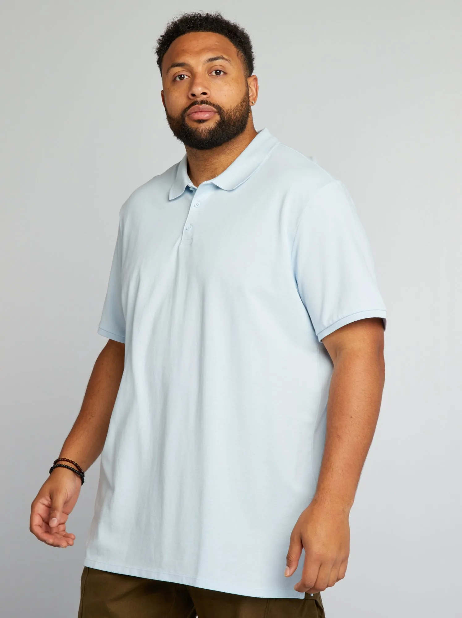 Polo in maglia piqué - BLU