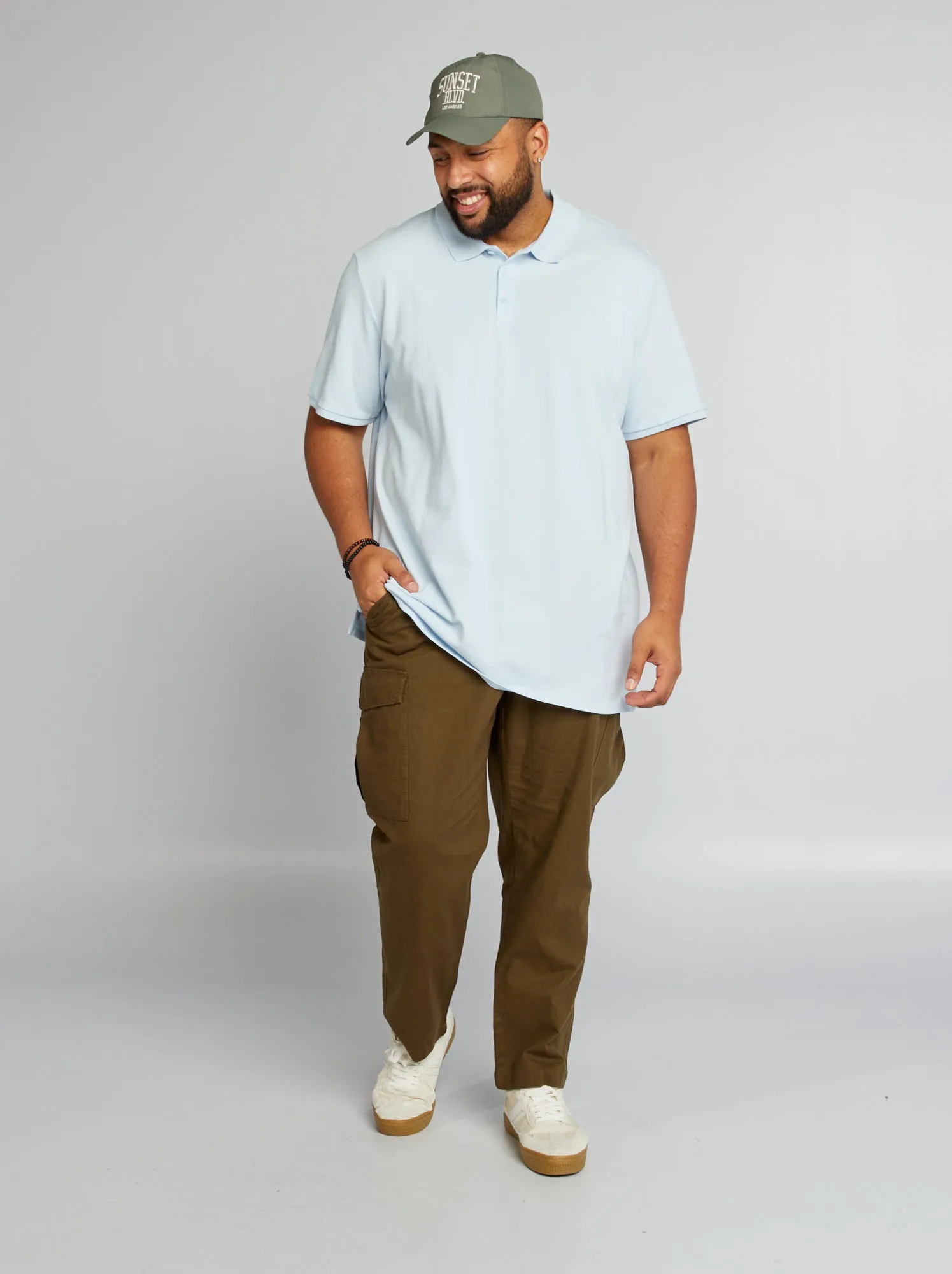 Polo in maglia piqué - BLU