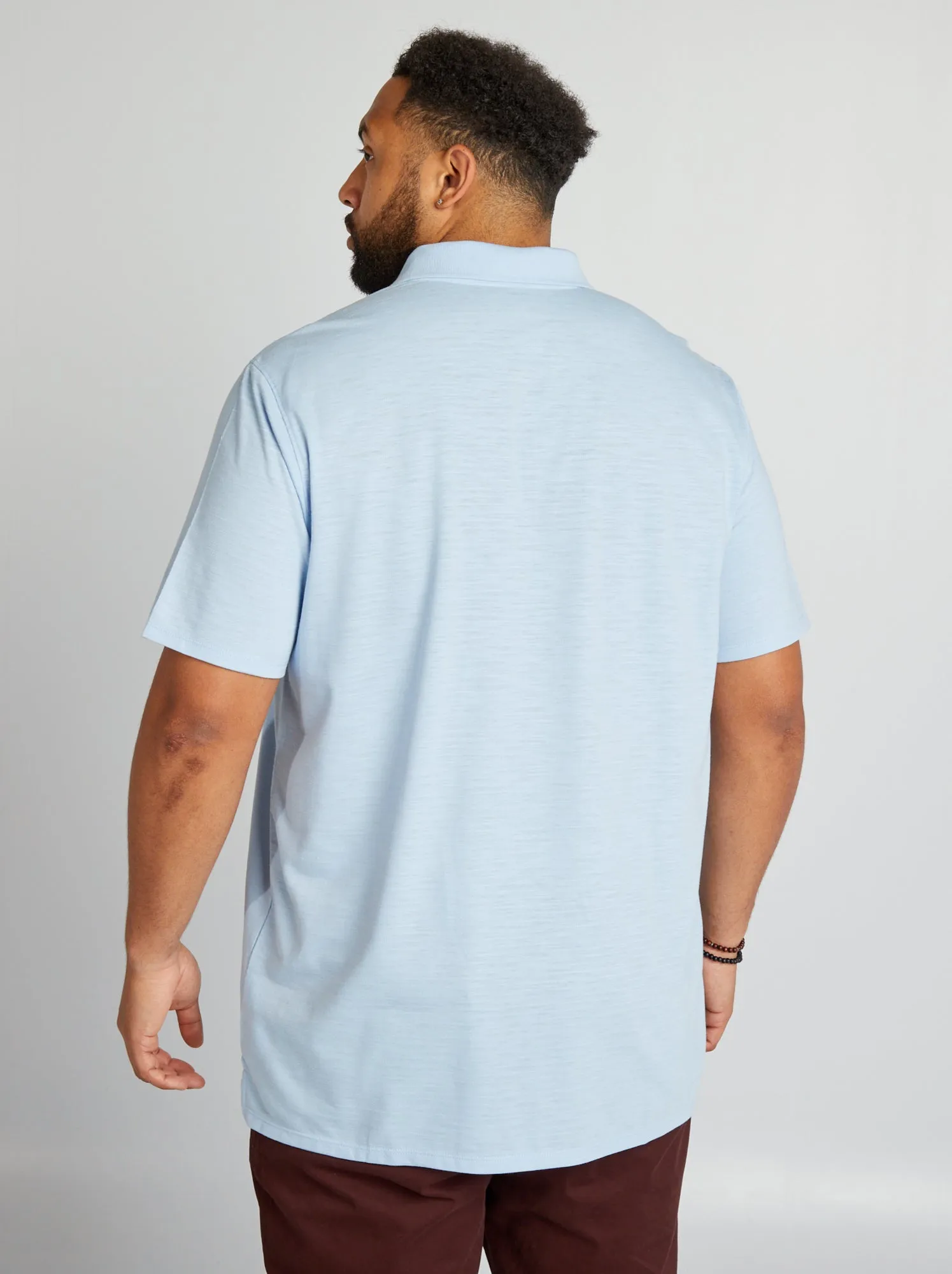 Polo taglio dritto - BLU