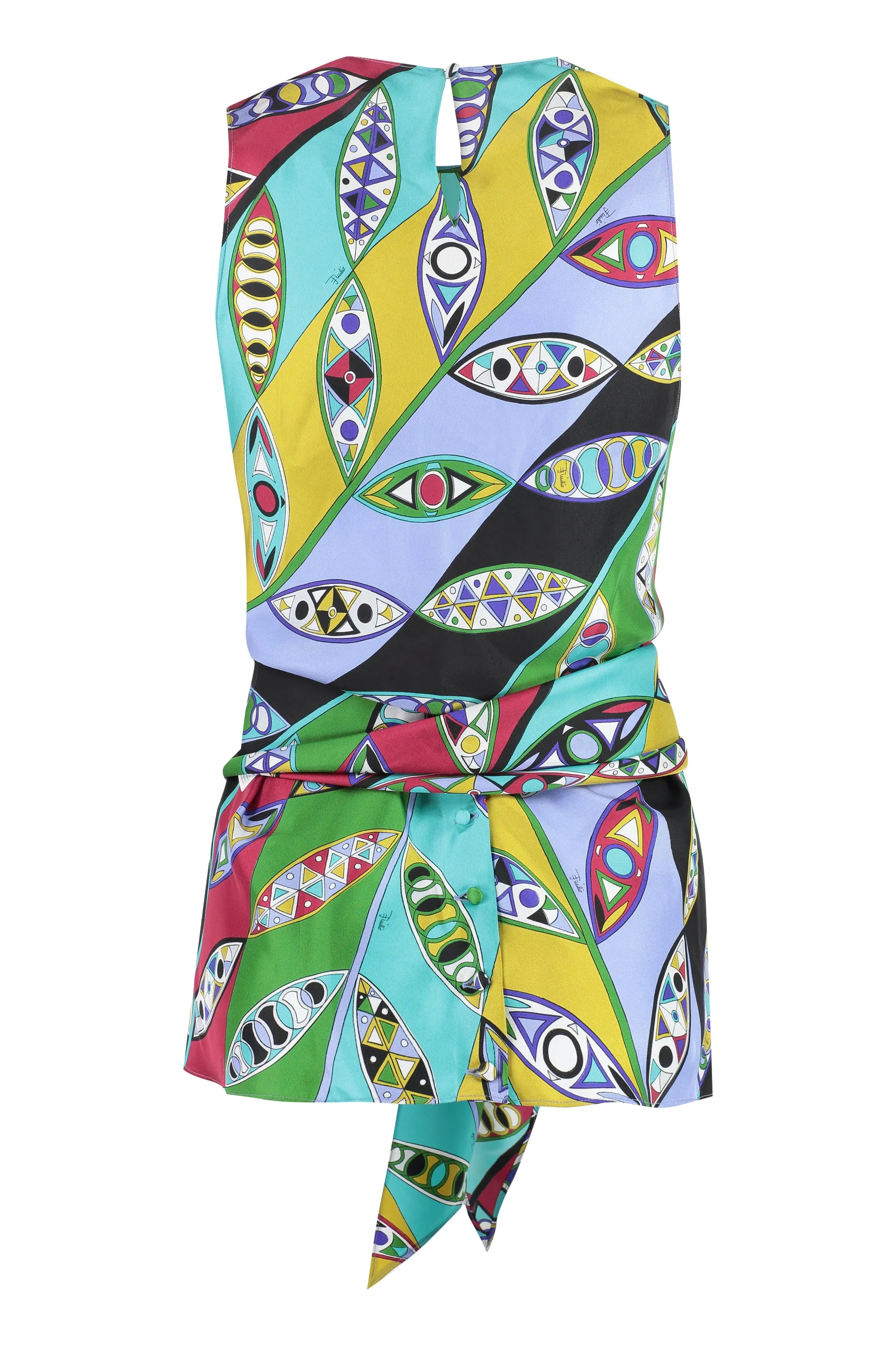 PUCCI Top in seta stampata