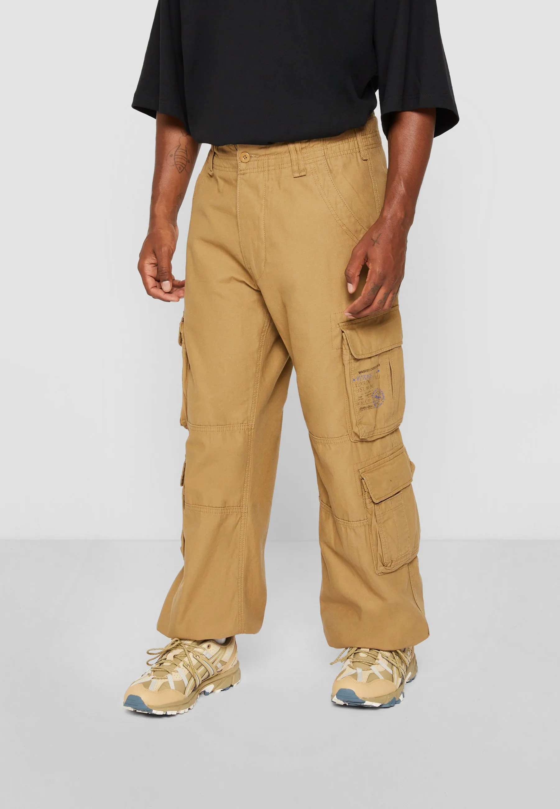 PURE VINTAGE - Pantaloni cargo