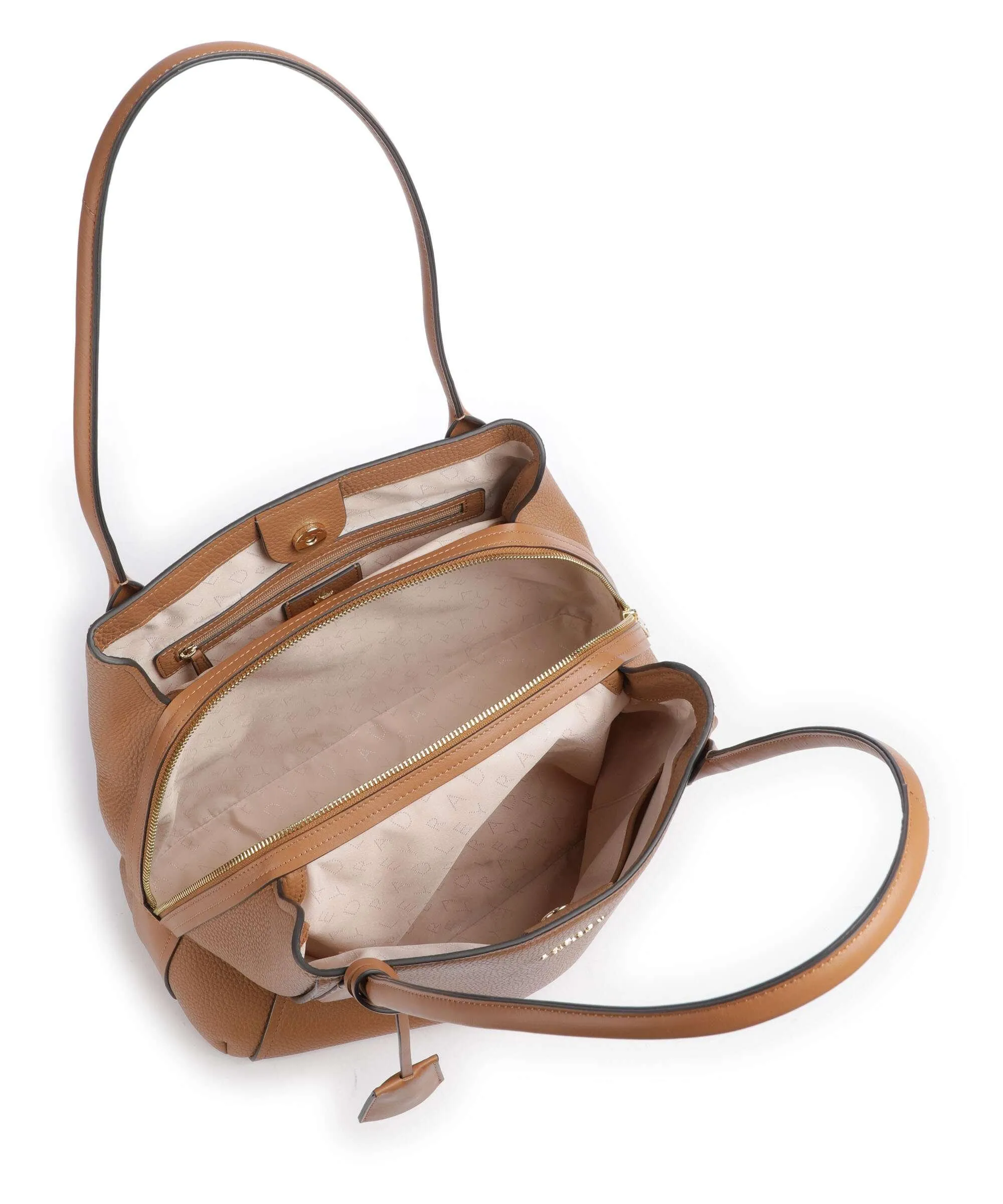 Radley London Baylis Road 2.0 Borsa a mano pelle di vacchetta grana marrone chiaro  