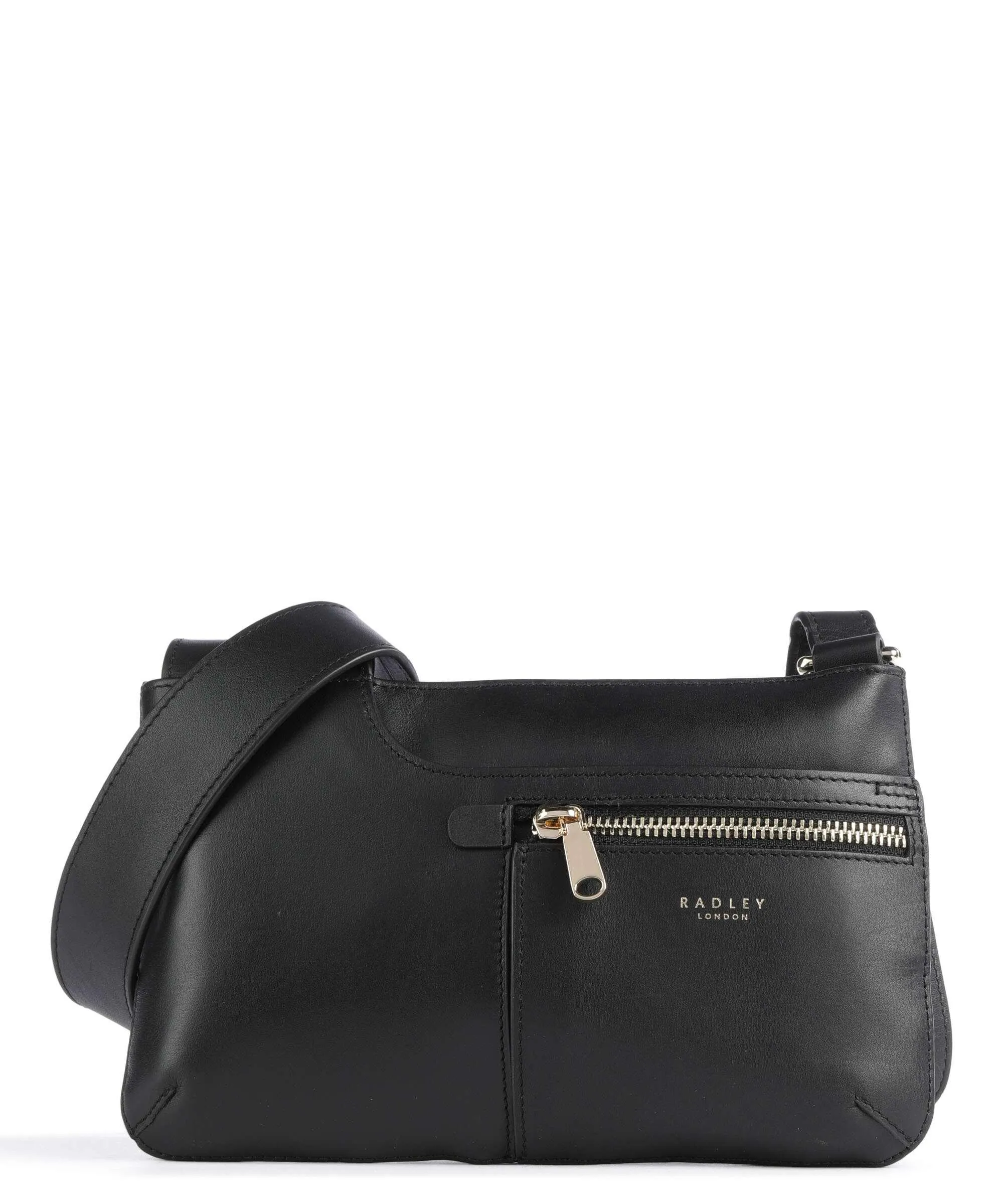  Radley London Pockets 2.0 Borsa a tracolla pelle a grana fine nero  