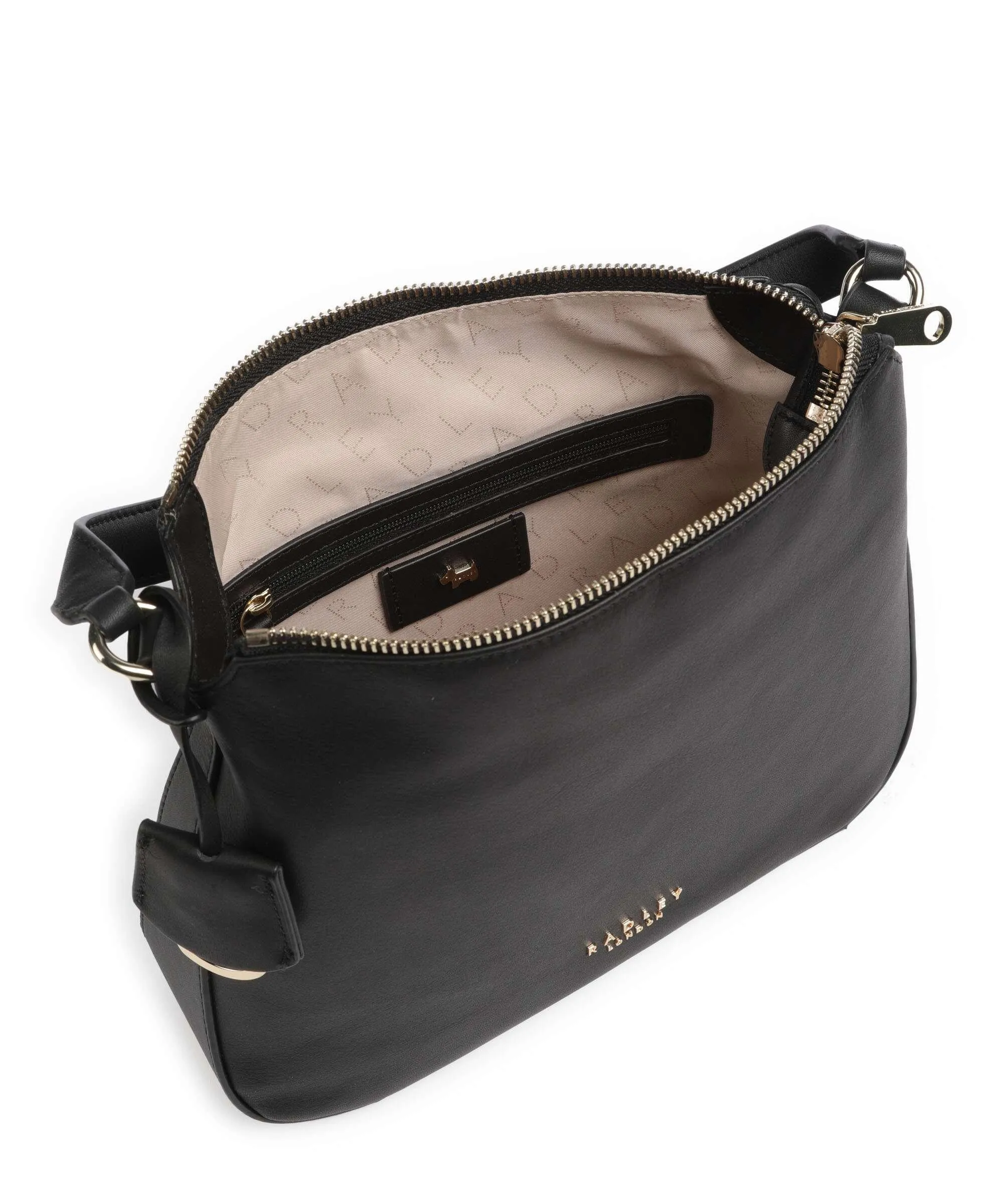  Radley London Warnham Court Borsa hobo morbida pelle bovina nero  