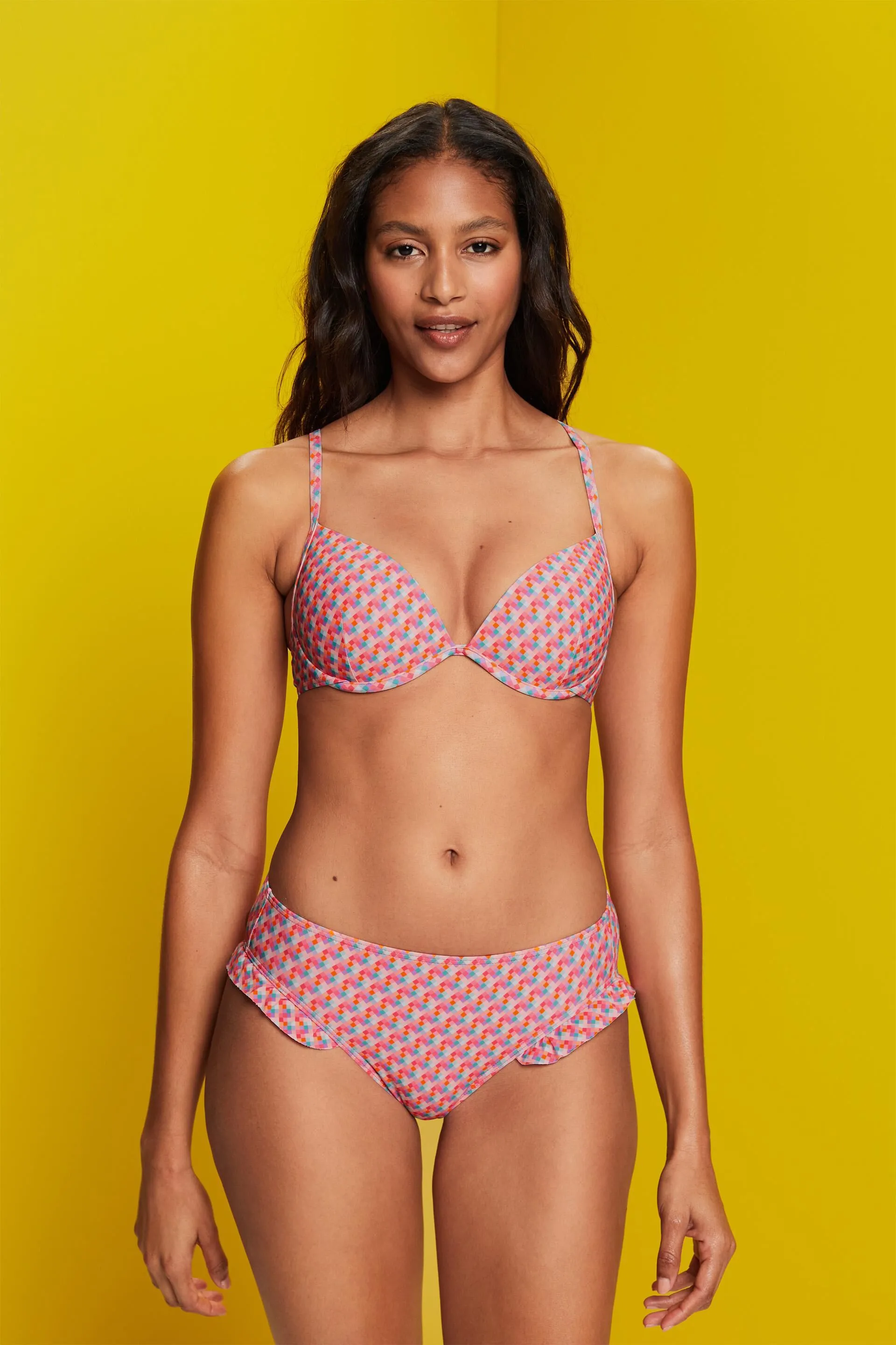 Riciclato: top bikini imbottito con ferretto