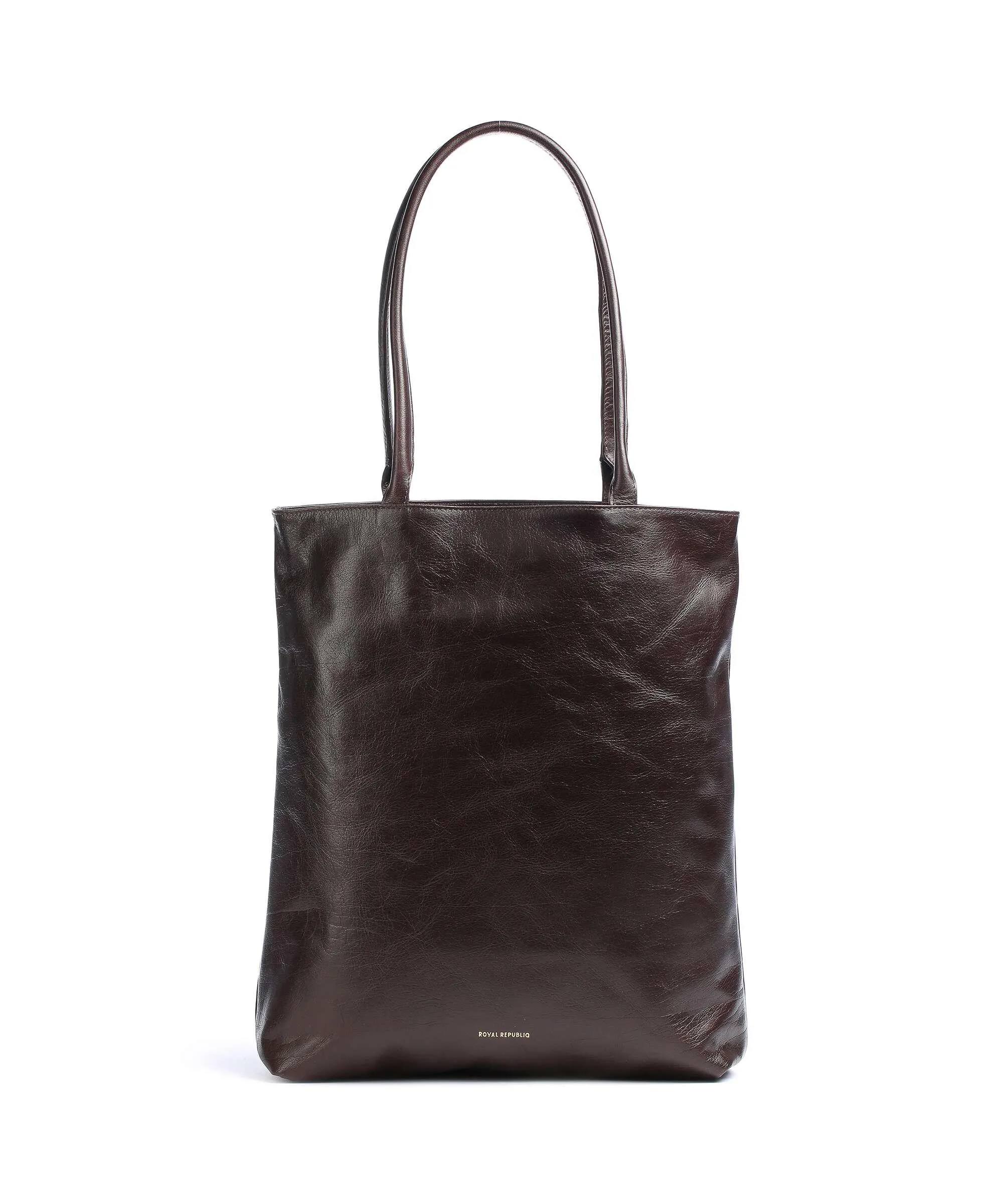  Royal RepubliQ Essential Borsa shopper pelle marrone scuro  