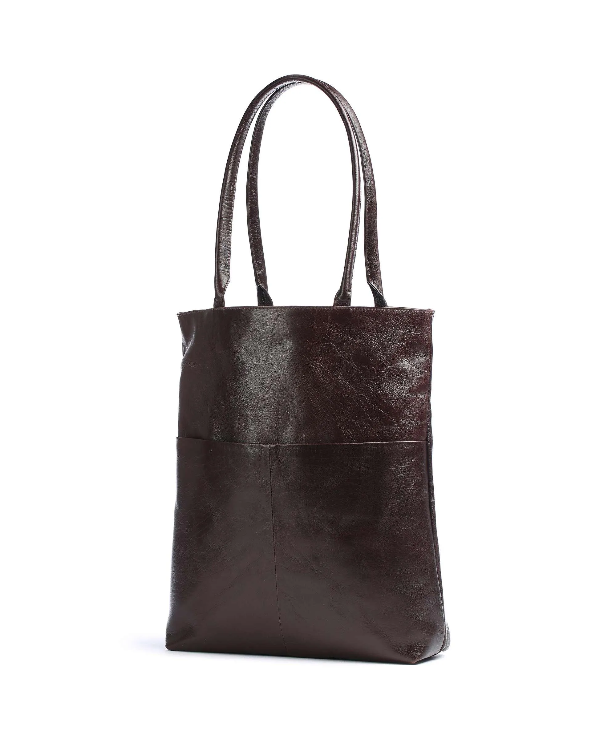  Royal RepubliQ Essential Borsa shopper pelle marrone scuro  