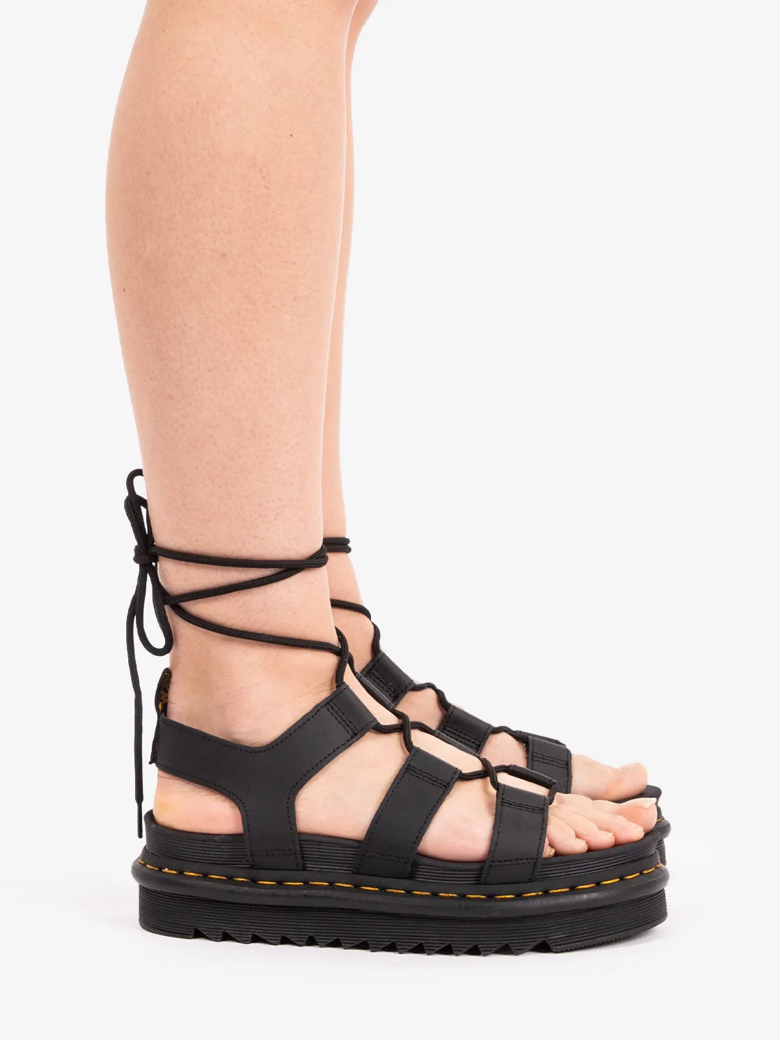 Sandali Nartilla hydro leather black