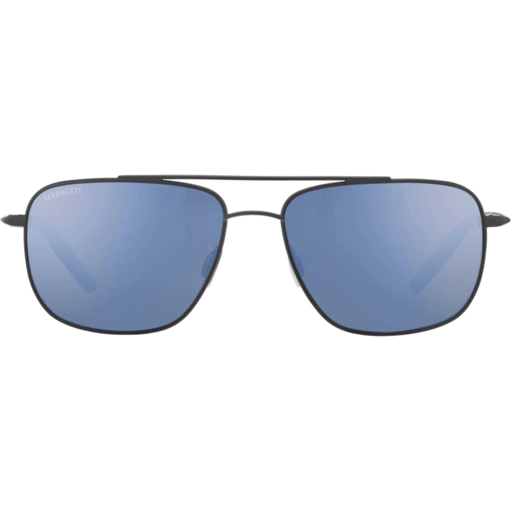   Serengeti TELLARO - 8819 Nero Opaco / Nero / Blu | Occhiale Da Sole Unisex 