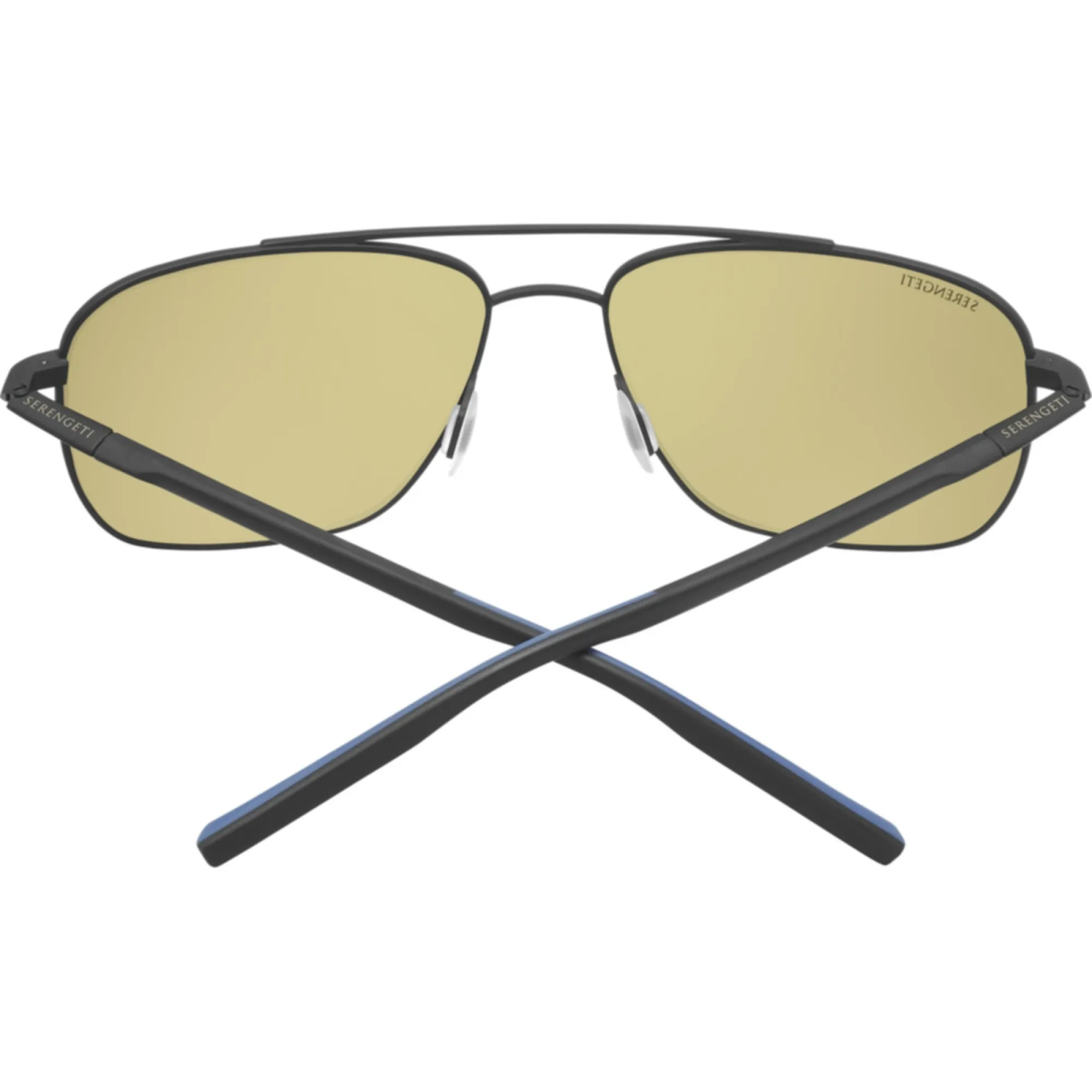   Serengeti TELLARO - 8819 Nero Opaco / Nero / Blu | Occhiale Da Sole Unisex 