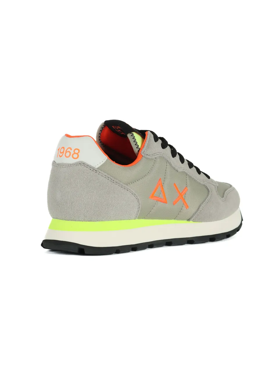Sneakers in pelle e tessuto TOM FLUO