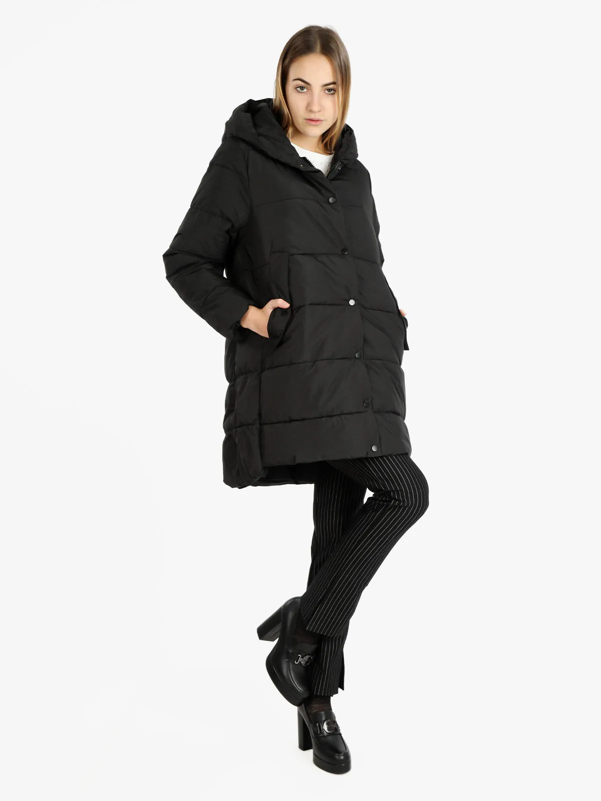 Solada Veste femme oversize à capuche