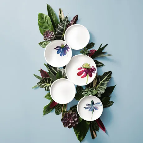 Tazza Artesano Flower Art Ø 23.5 cm.jh{font-size:18px}Bianco
