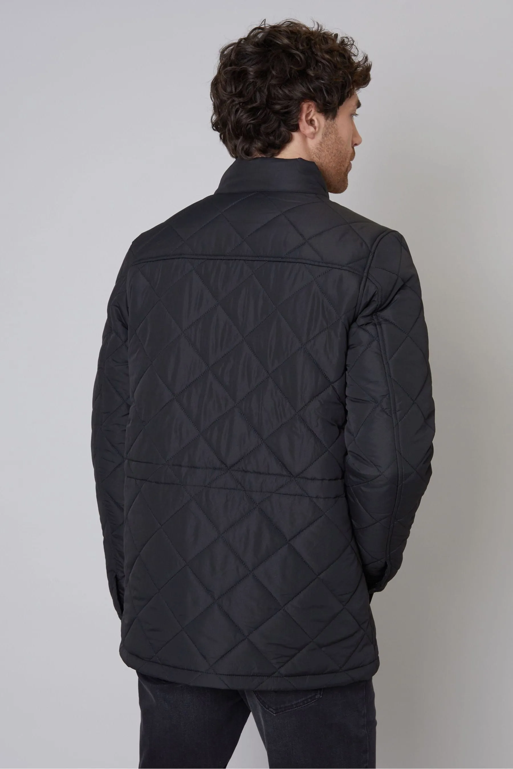 Threadbare - Giacca trapuntata impermeabile a rombi