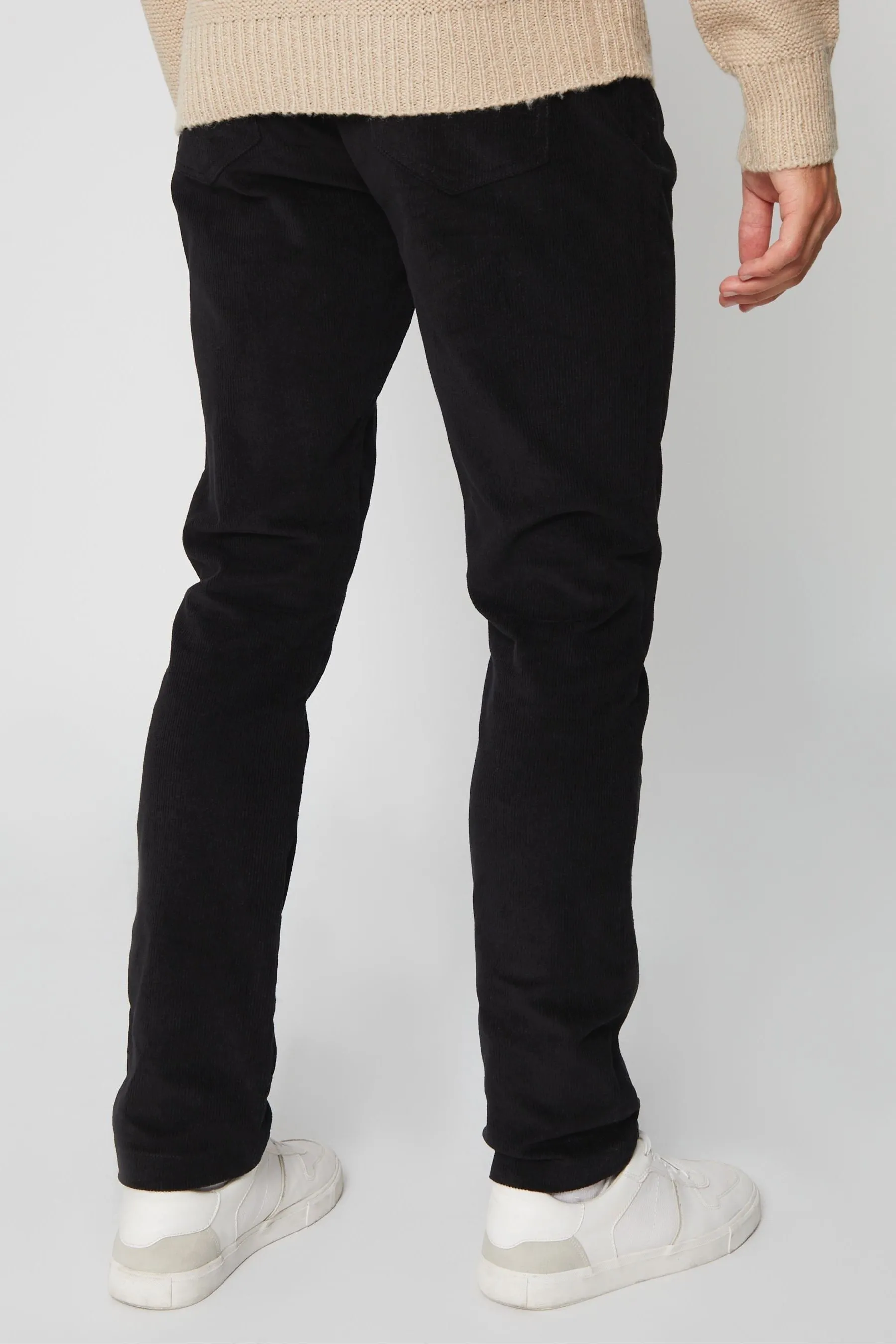 Threadbare - Pantaloni elasticizzata in velluto a coste con 5 tasche