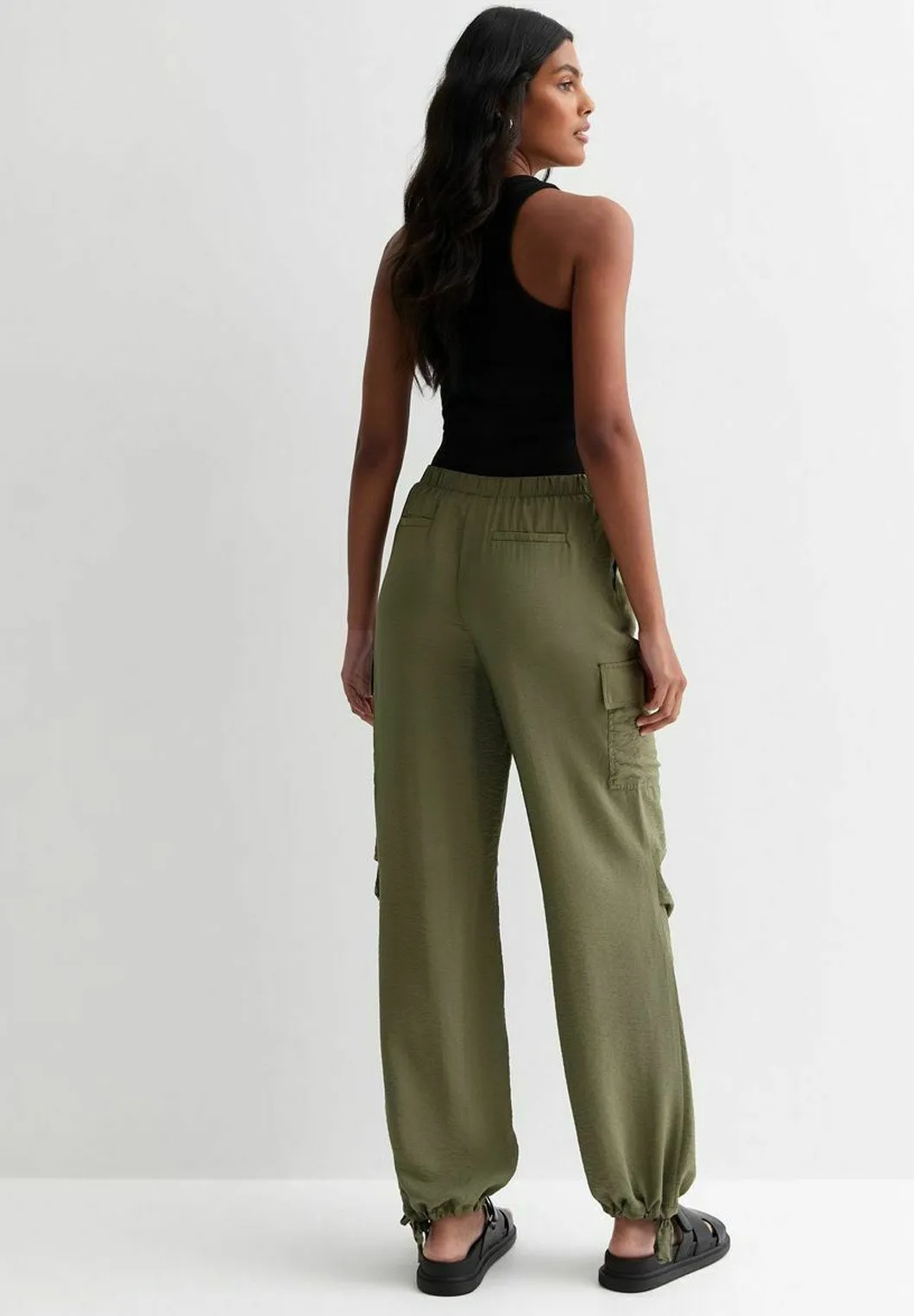 Tie Waist - Pantaloni cargo