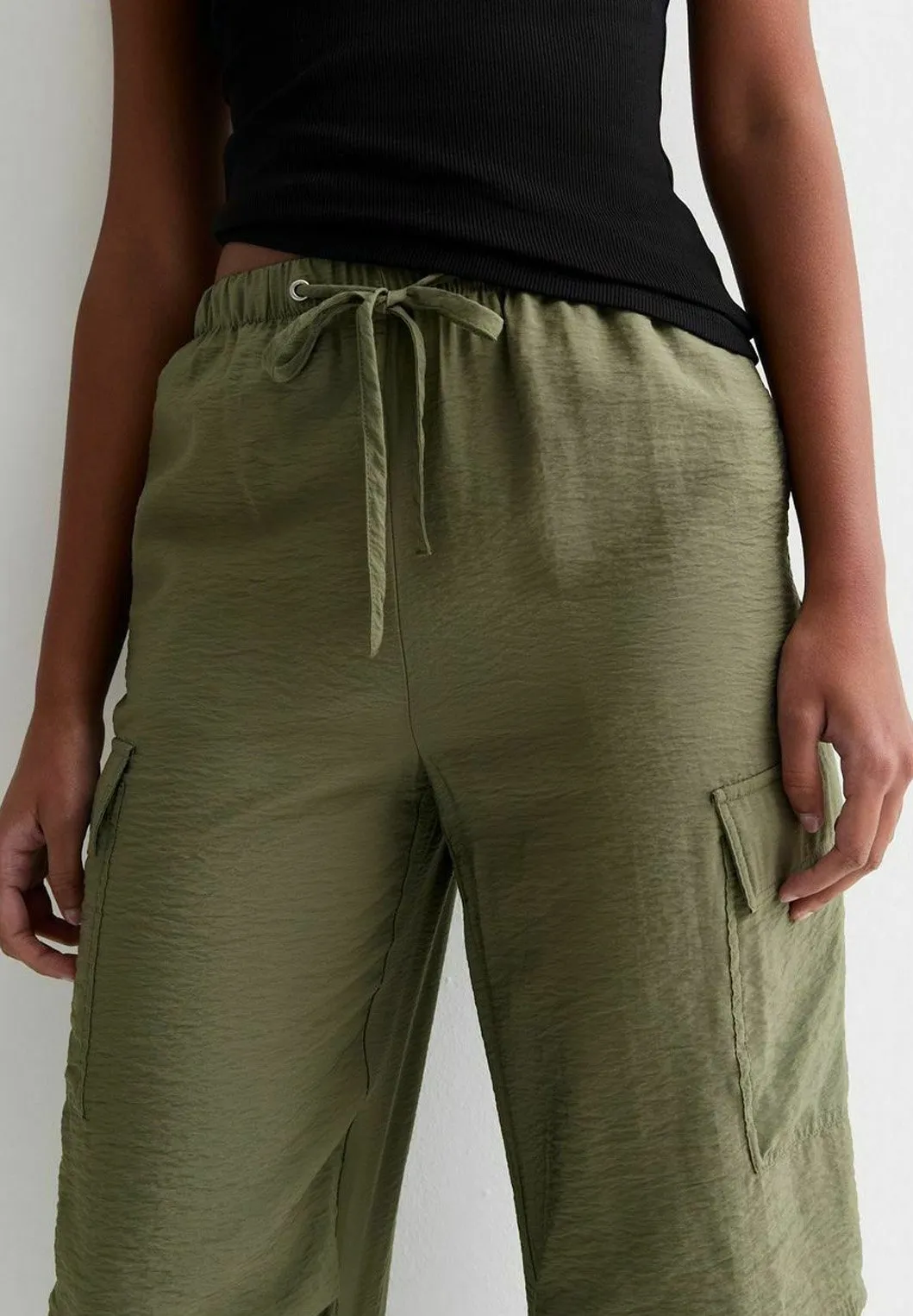 Tie Waist - Pantaloni cargo
