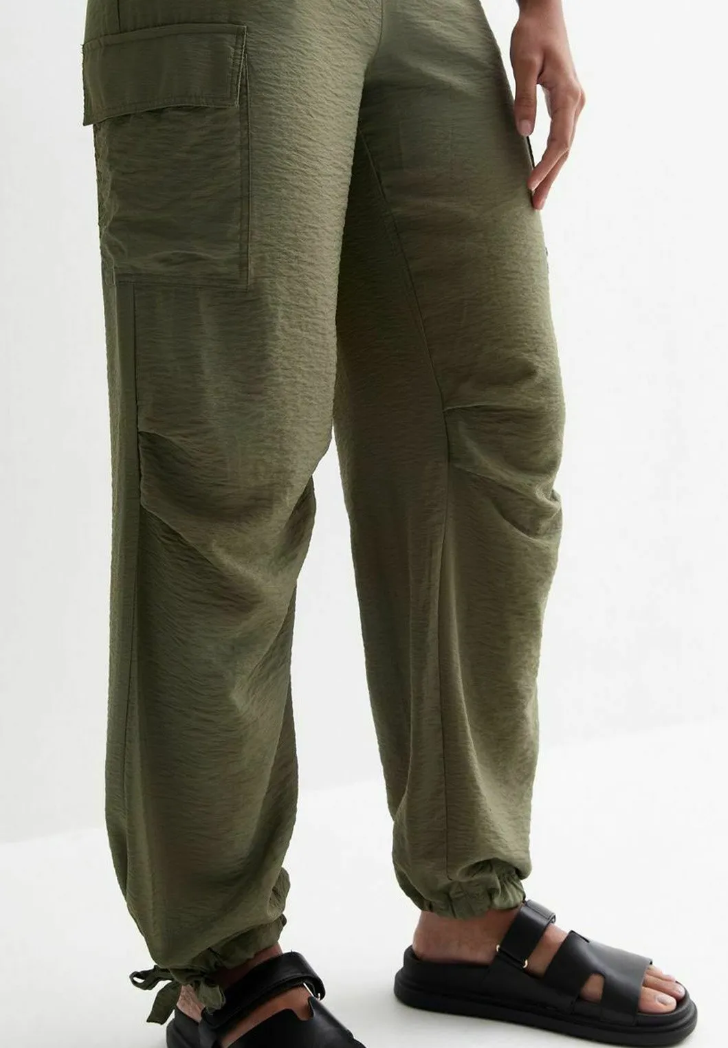 Tie Waist - Pantaloni cargo