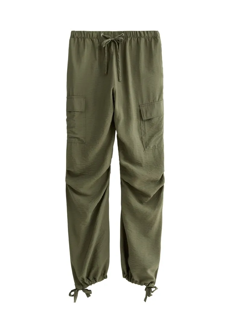 Tie Waist - Pantaloni cargo