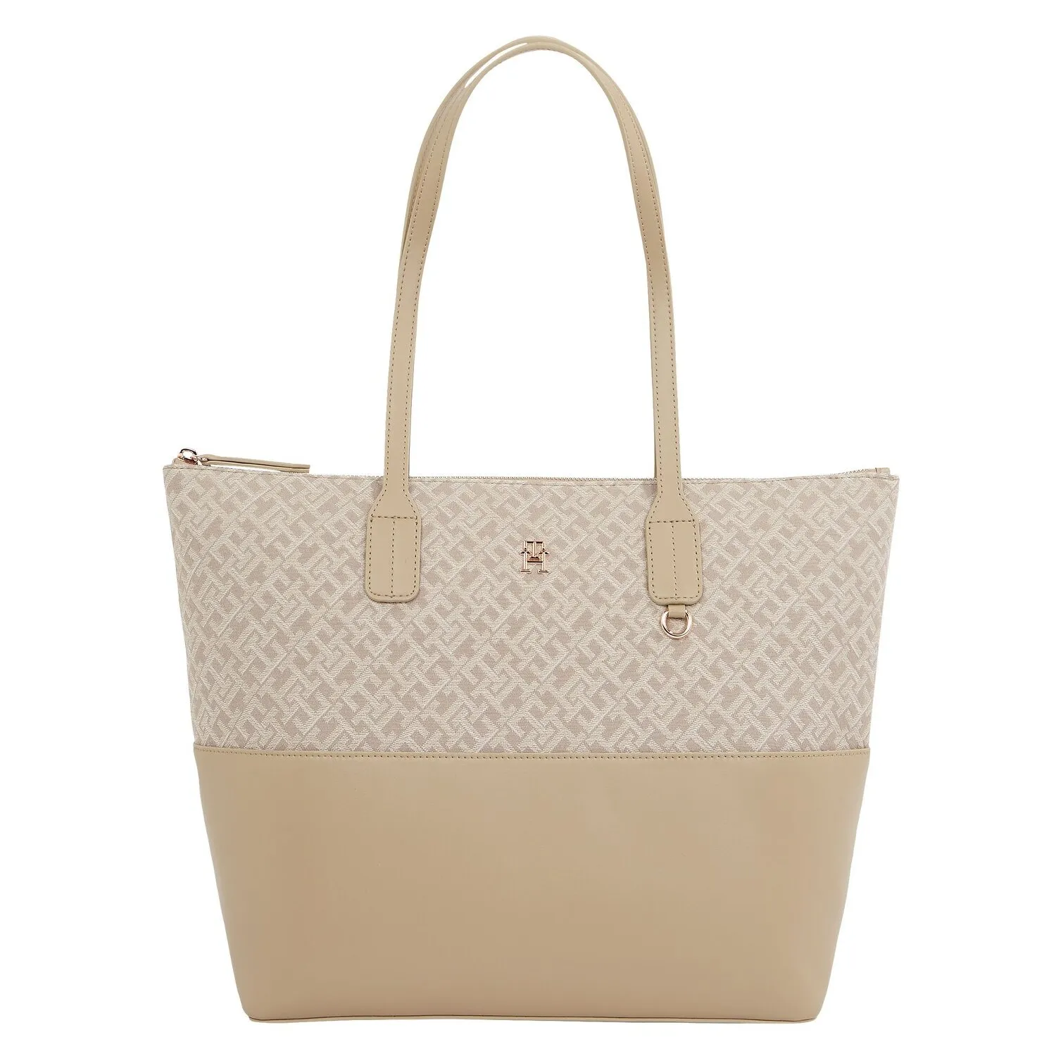 Tommy Hilfiger TH Jacquard Borsa shopper 44 cm
