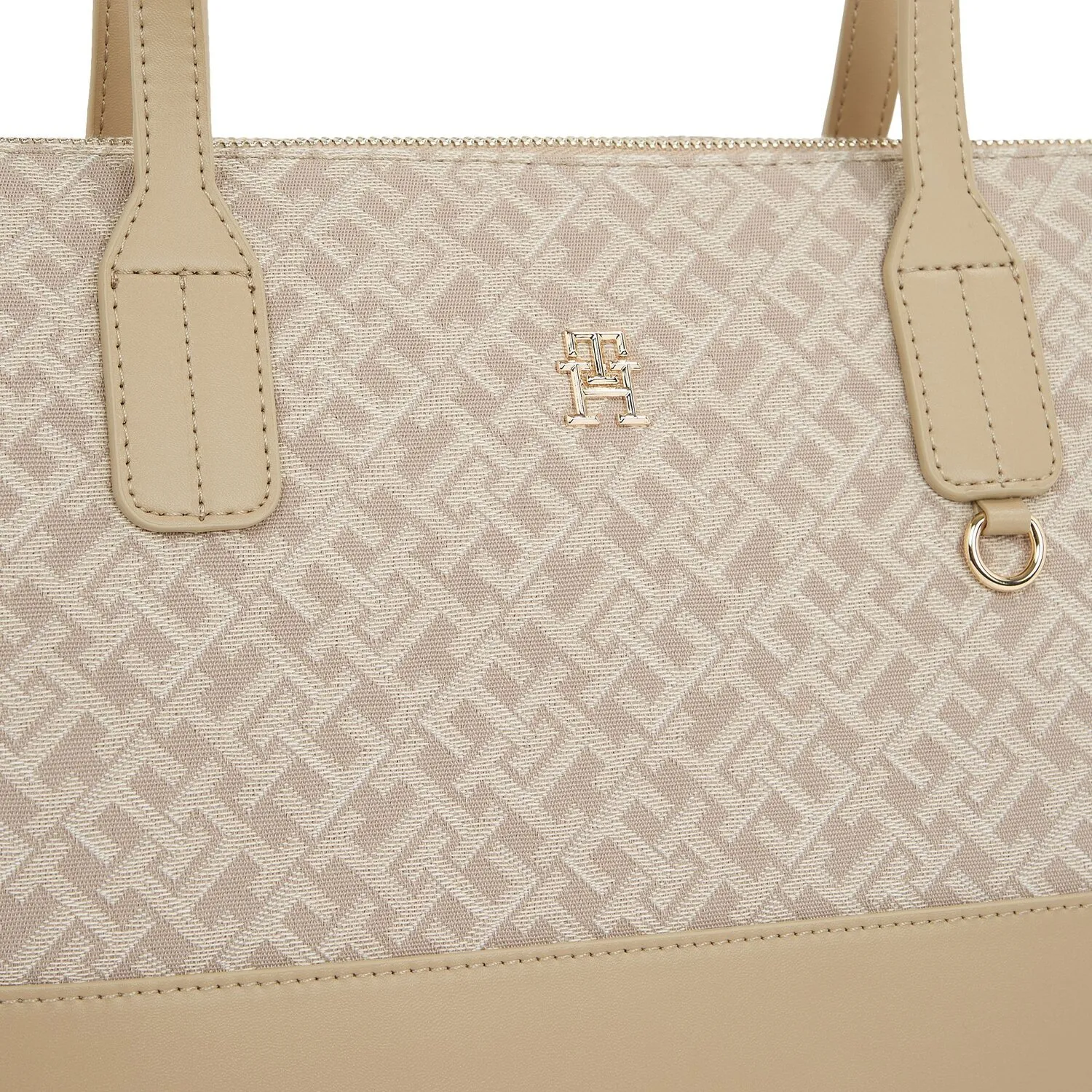 Tommy Hilfiger TH Jacquard Borsa shopper 44 cm