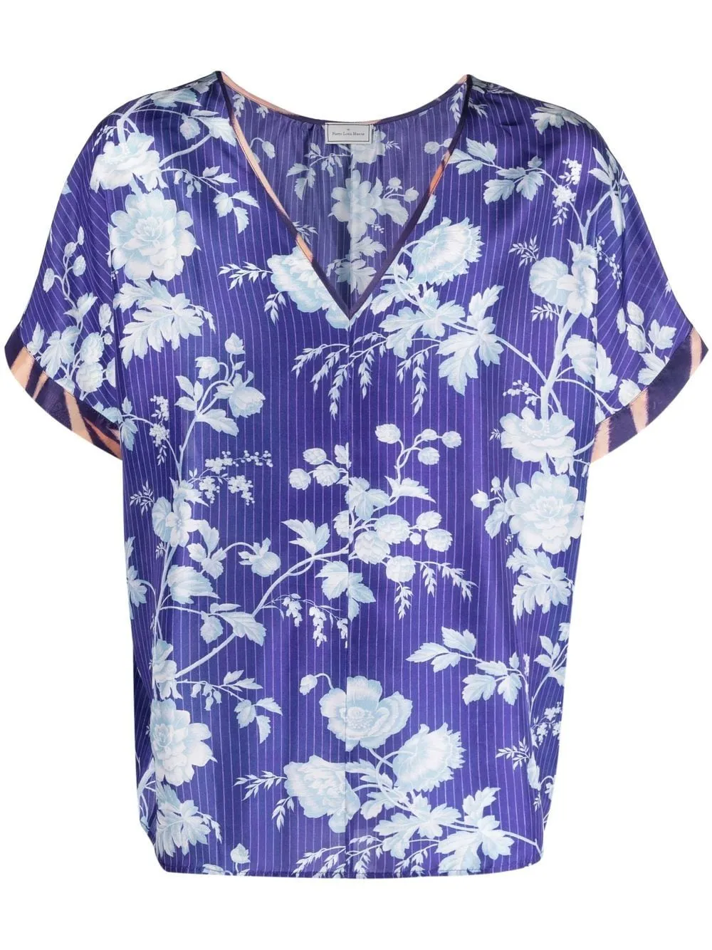 top con fantasia floreale