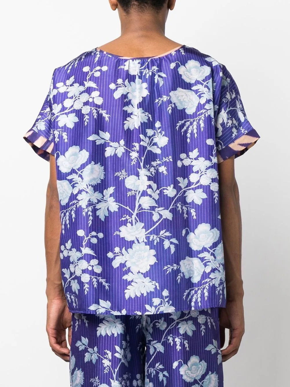 top con fantasia floreale