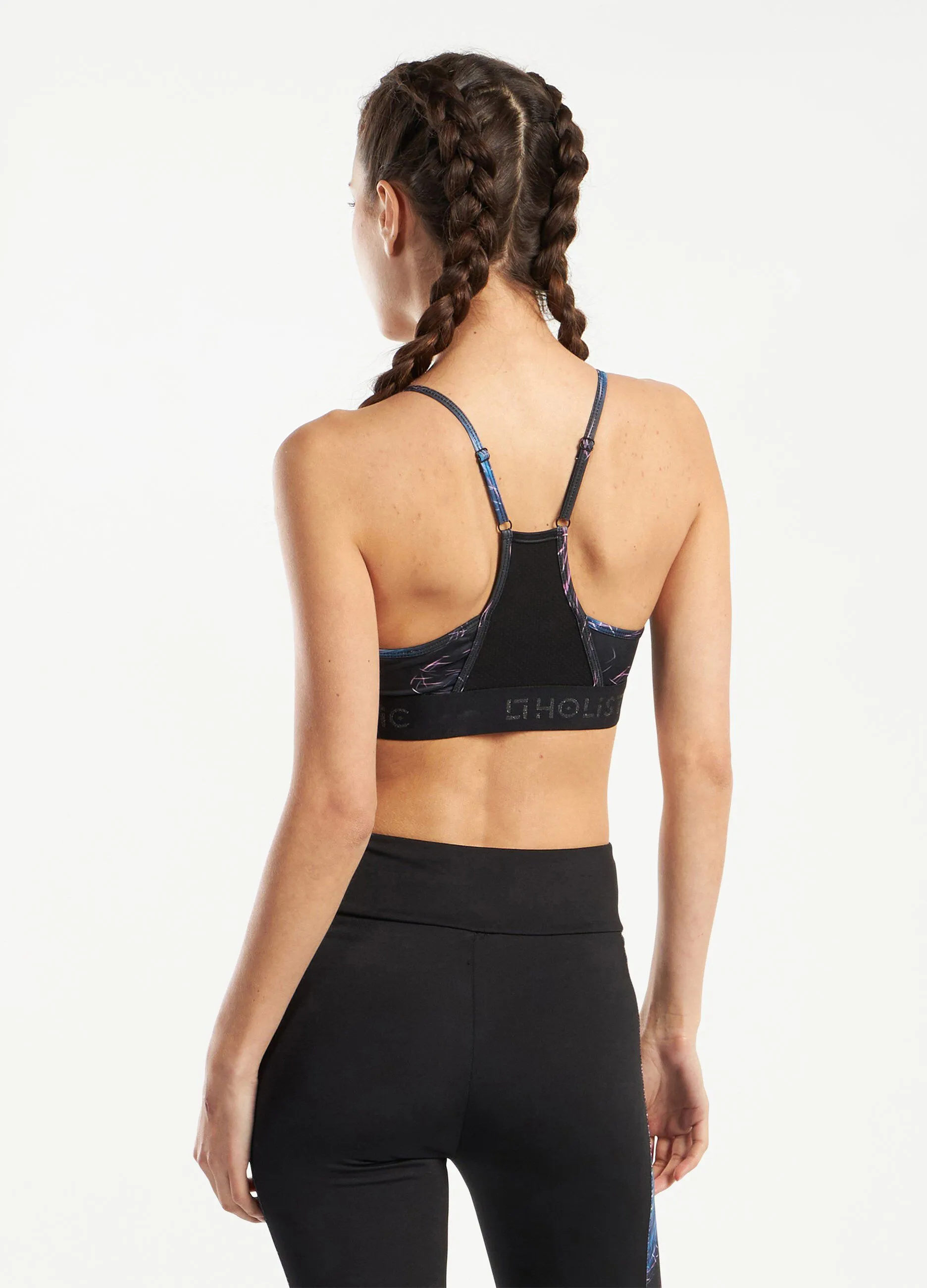 Top Holistic fitness in tessuto elasticizzato donna