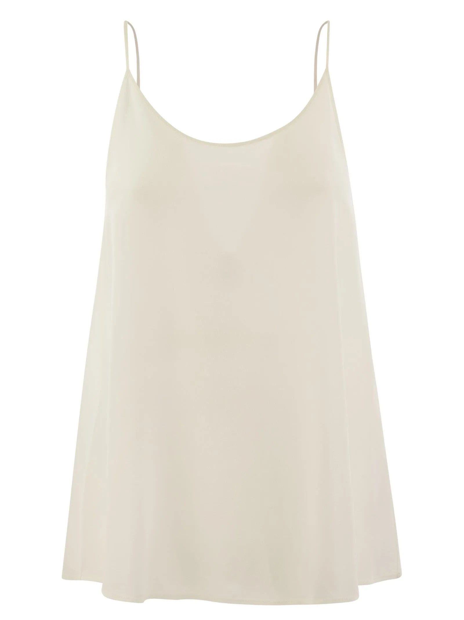 Top in pura seta