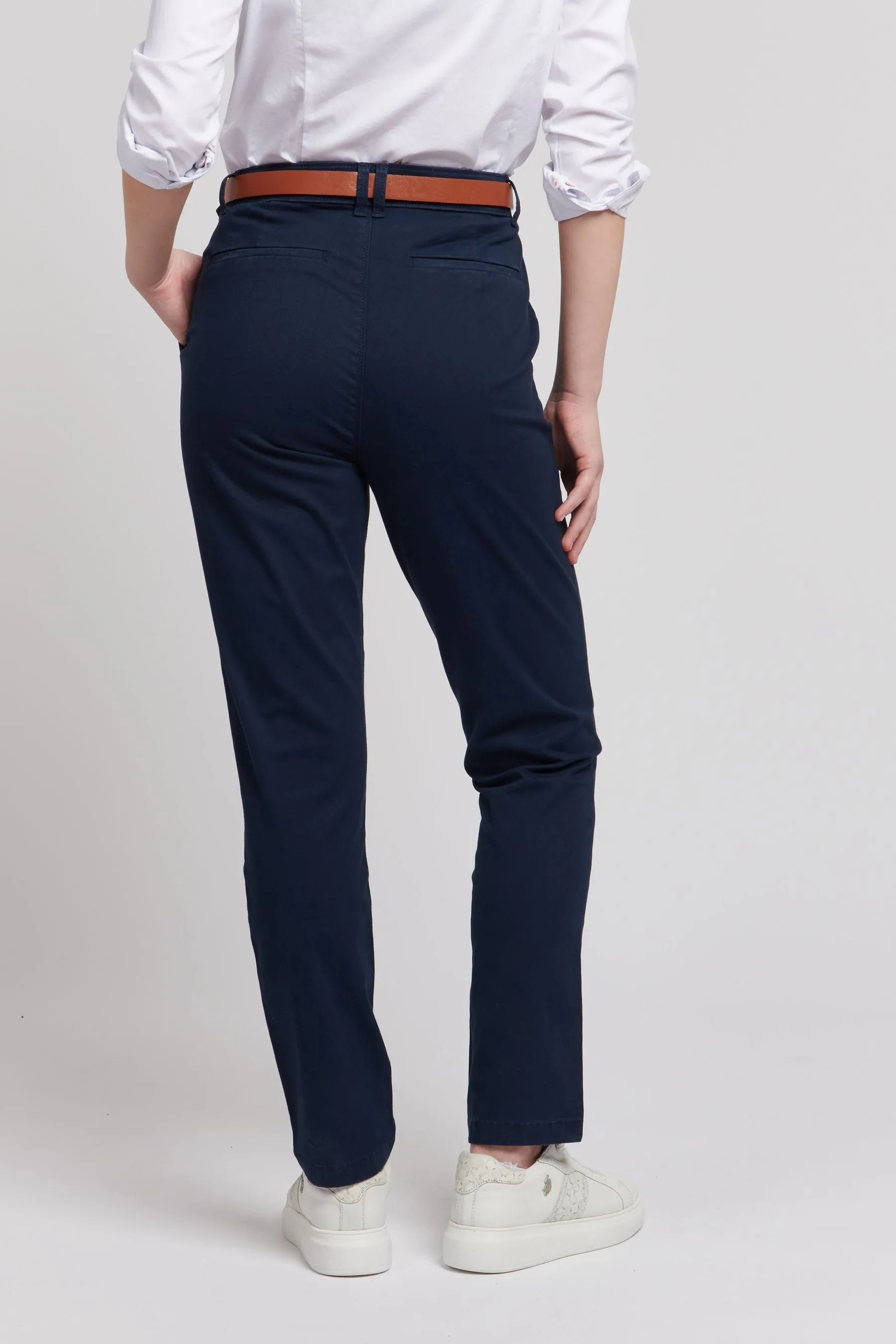 U.S. Polo Assn. Donna - Pantaloni chino classico