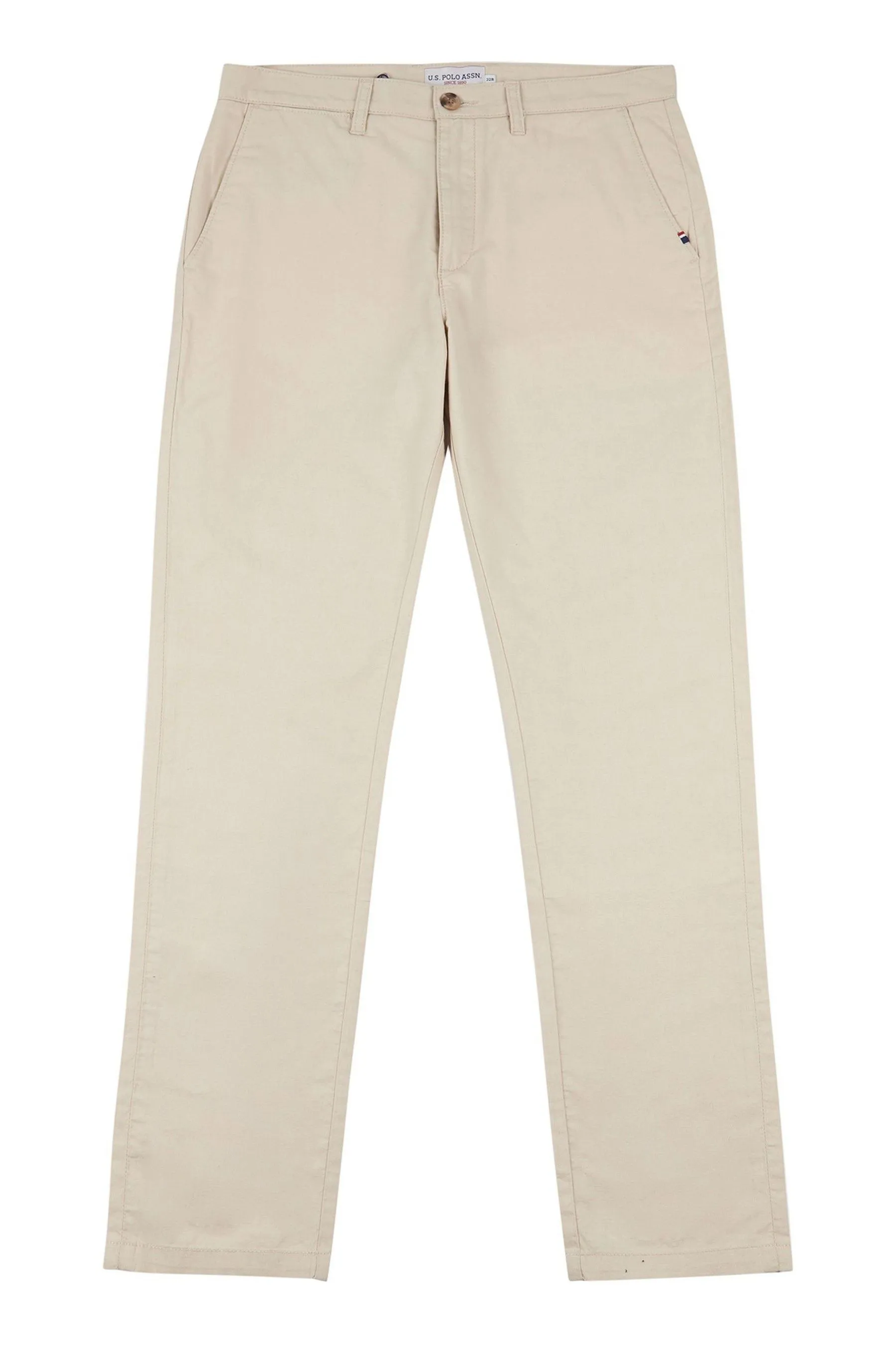 U.S. Polo Assn. Uomo - Blend Pantaloni chino in lino