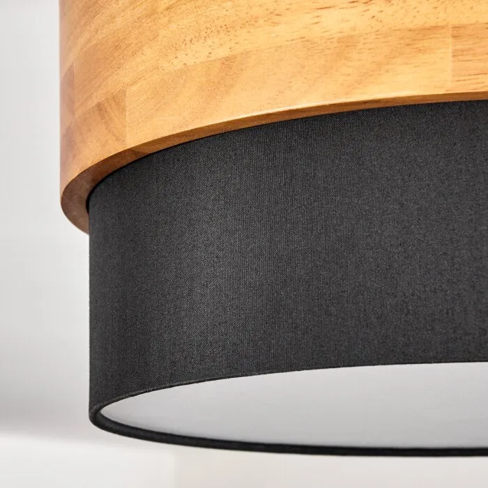 Vrolle Plafoniera Legno chiaro, Nichel opaco, 2-Luci