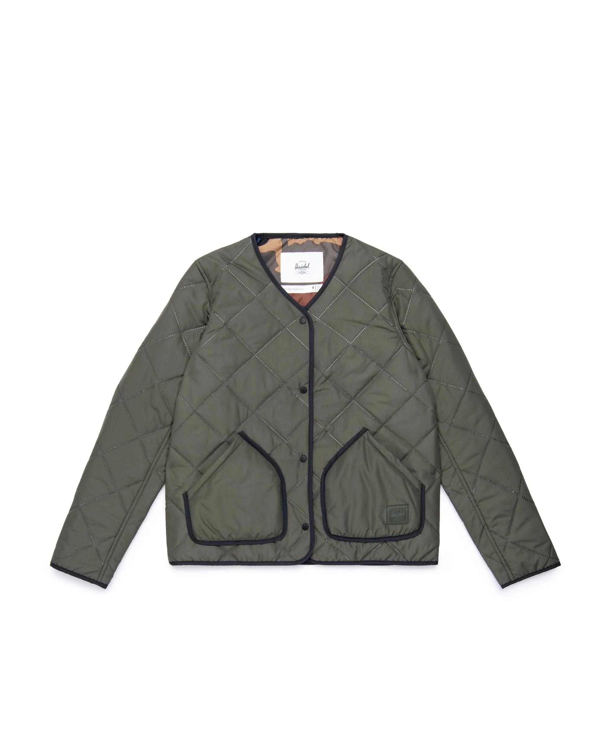 Womens Sonic Quilted Jacket Dark Olive