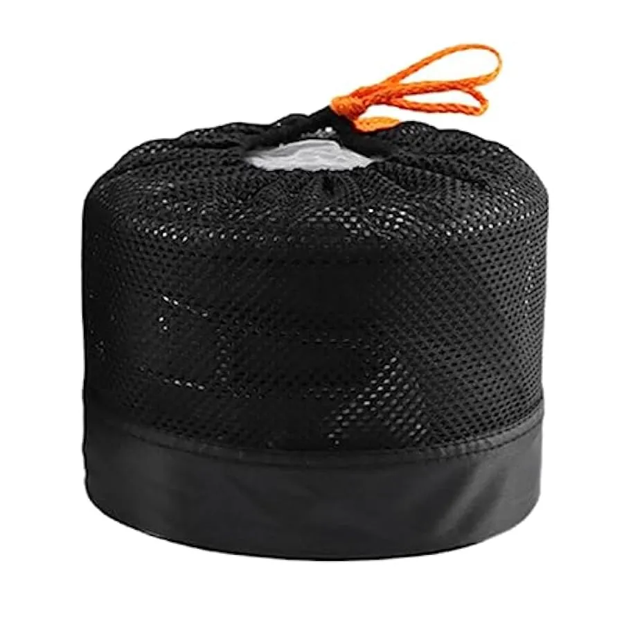 Xptieeck Set di pentole da portatili pieghevoli con pentola e padella da con borsa per il trasporto, per all’aperto, in spalla, 