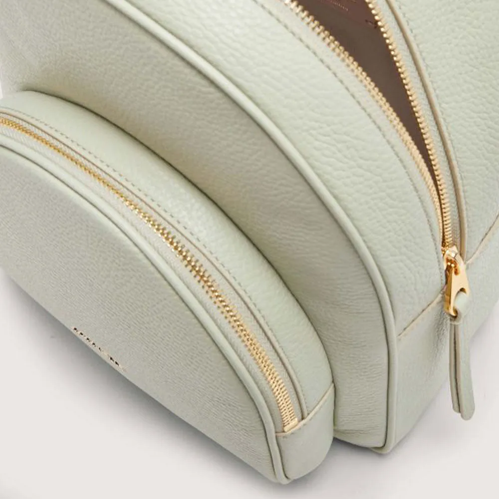 Zaino Donna COCCINELLE Linea Gleen in Pelle Colore Celadon Green
