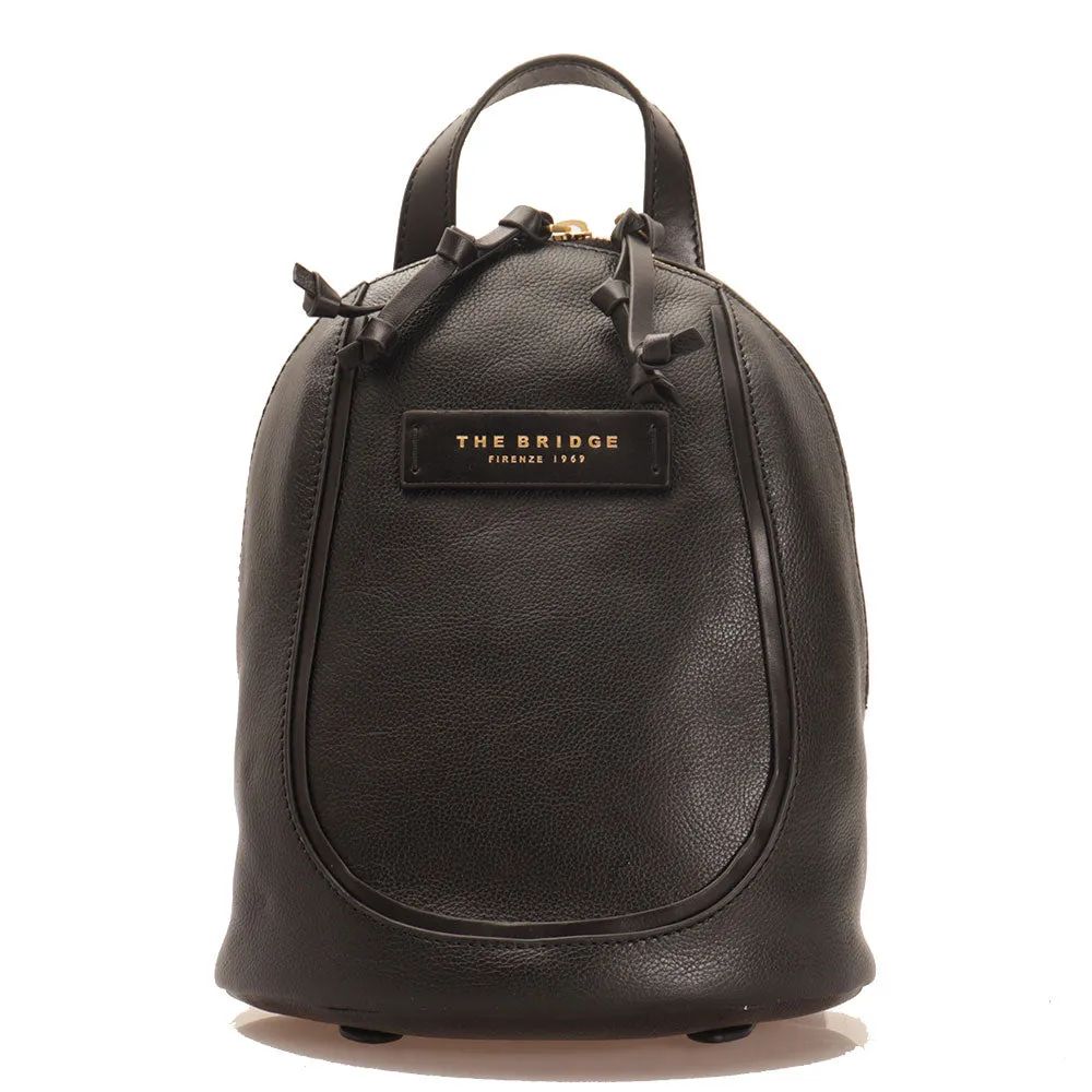 Zaino Donna Small THE BRIDGE linea Domitilla in Pelle Nera