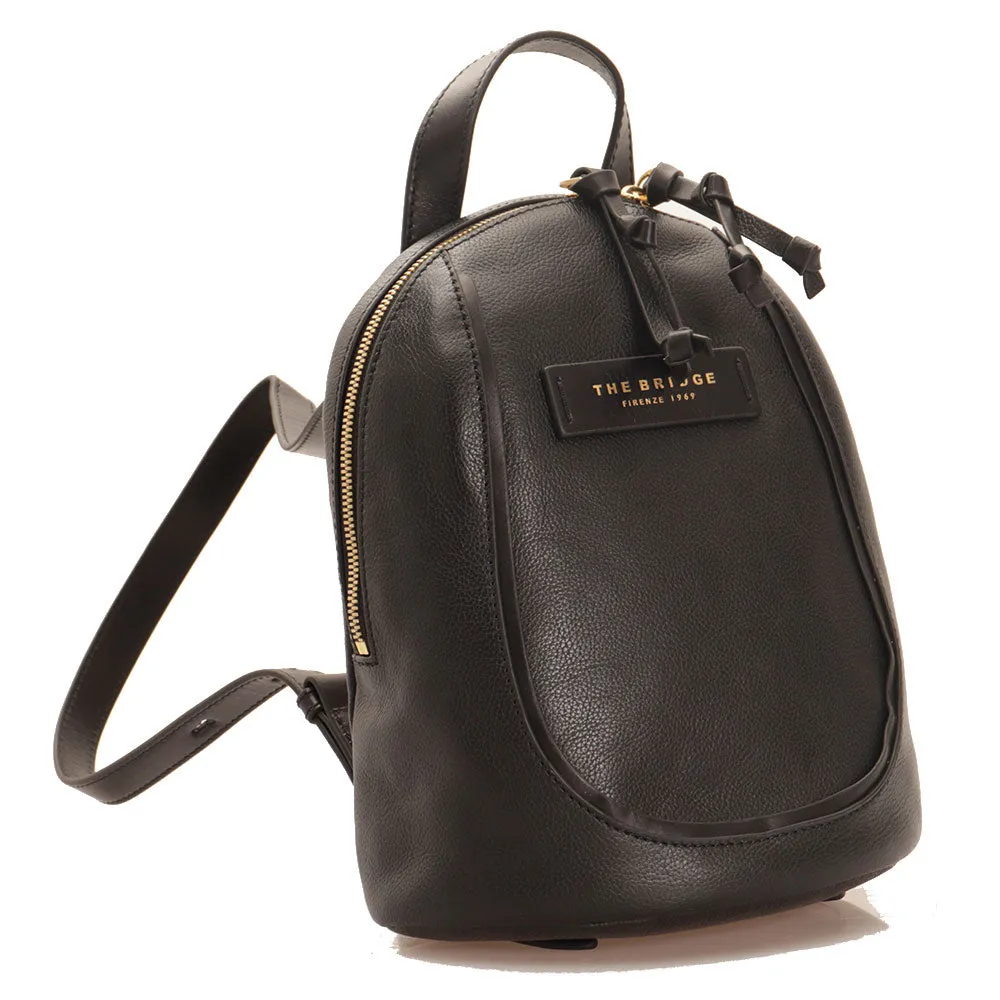 Zaino Donna Small THE BRIDGE linea Domitilla in Pelle Nera