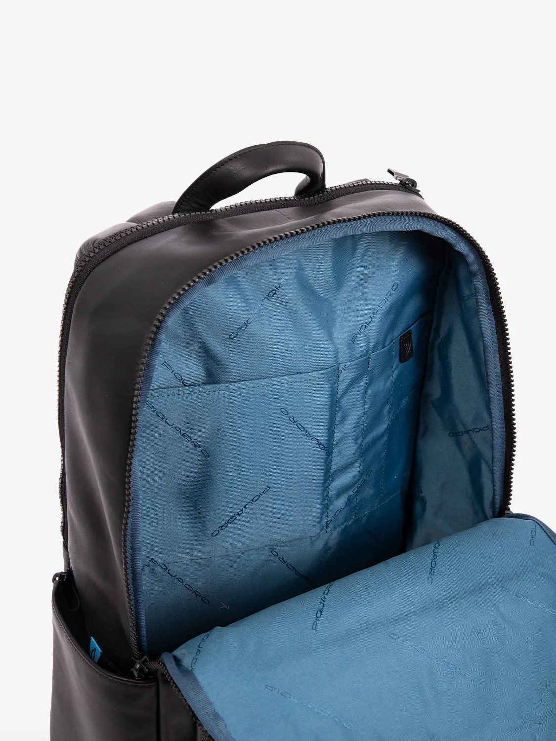 Zaino in pelle porta pc 14 pollici nero