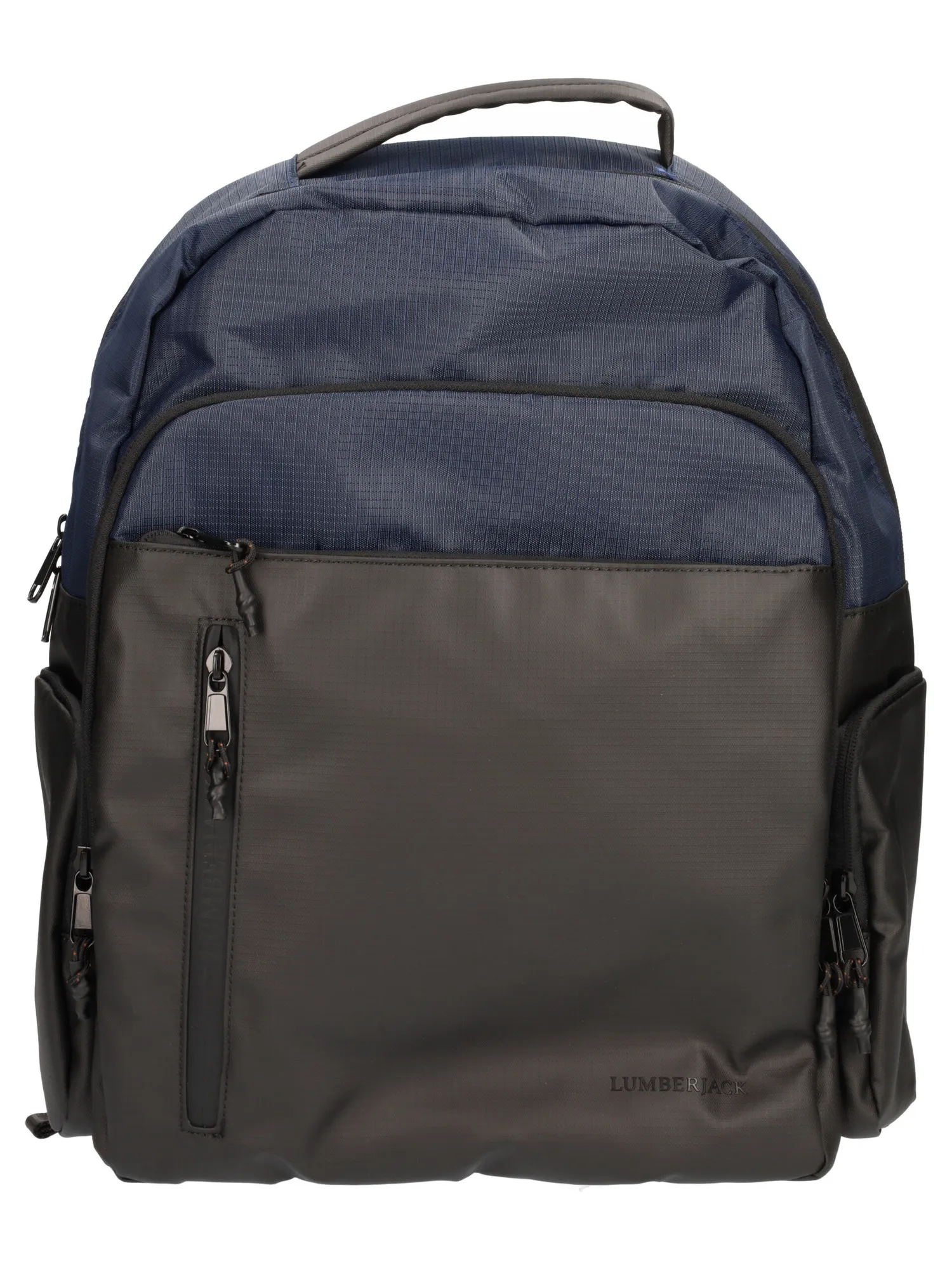 Zaino Lumberjack da uomo blu e nero