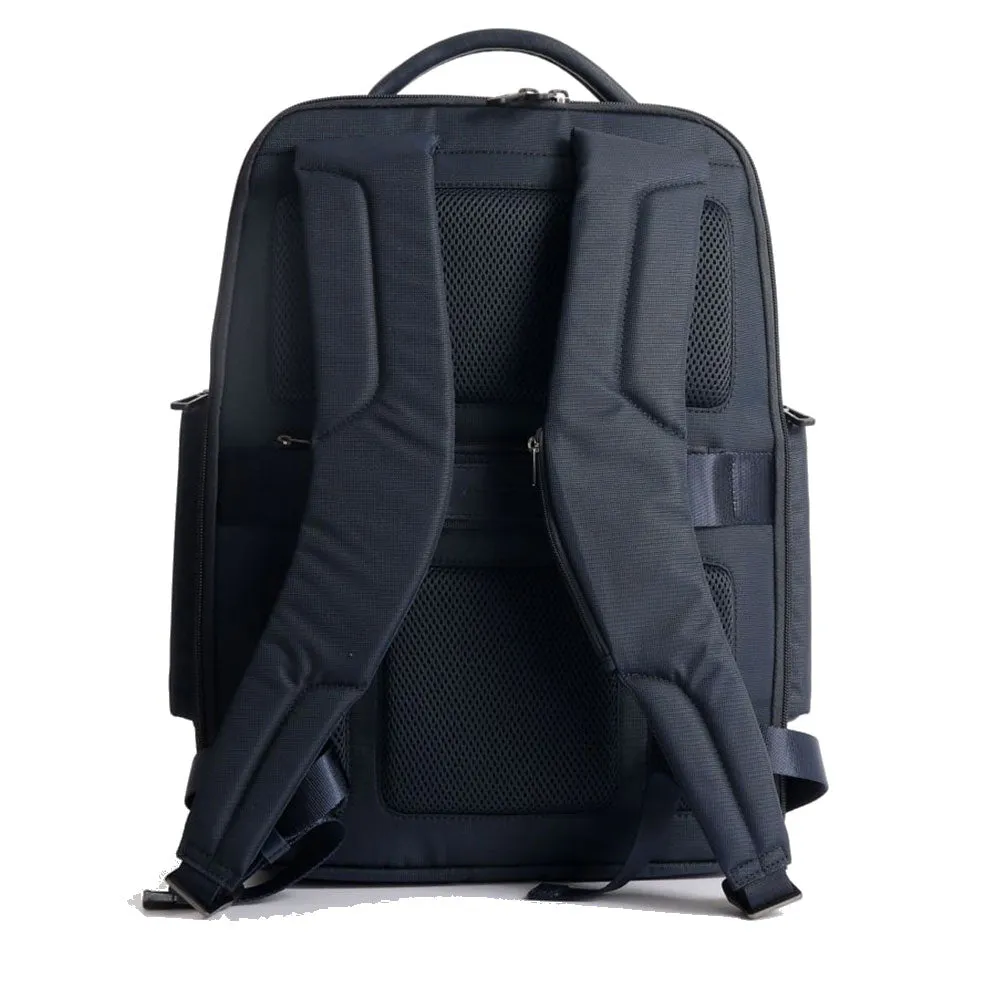Zaino PIQUADRO Porta Pc 15,6 Collezione Macbeth Pelle e Tessuto Blu - CA5317S115